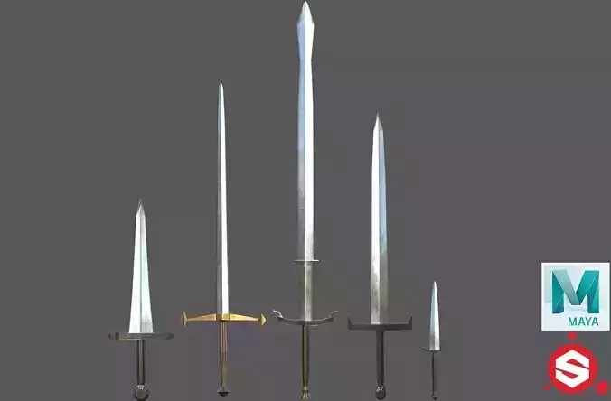 Weapon Bundle Swords and Dagger