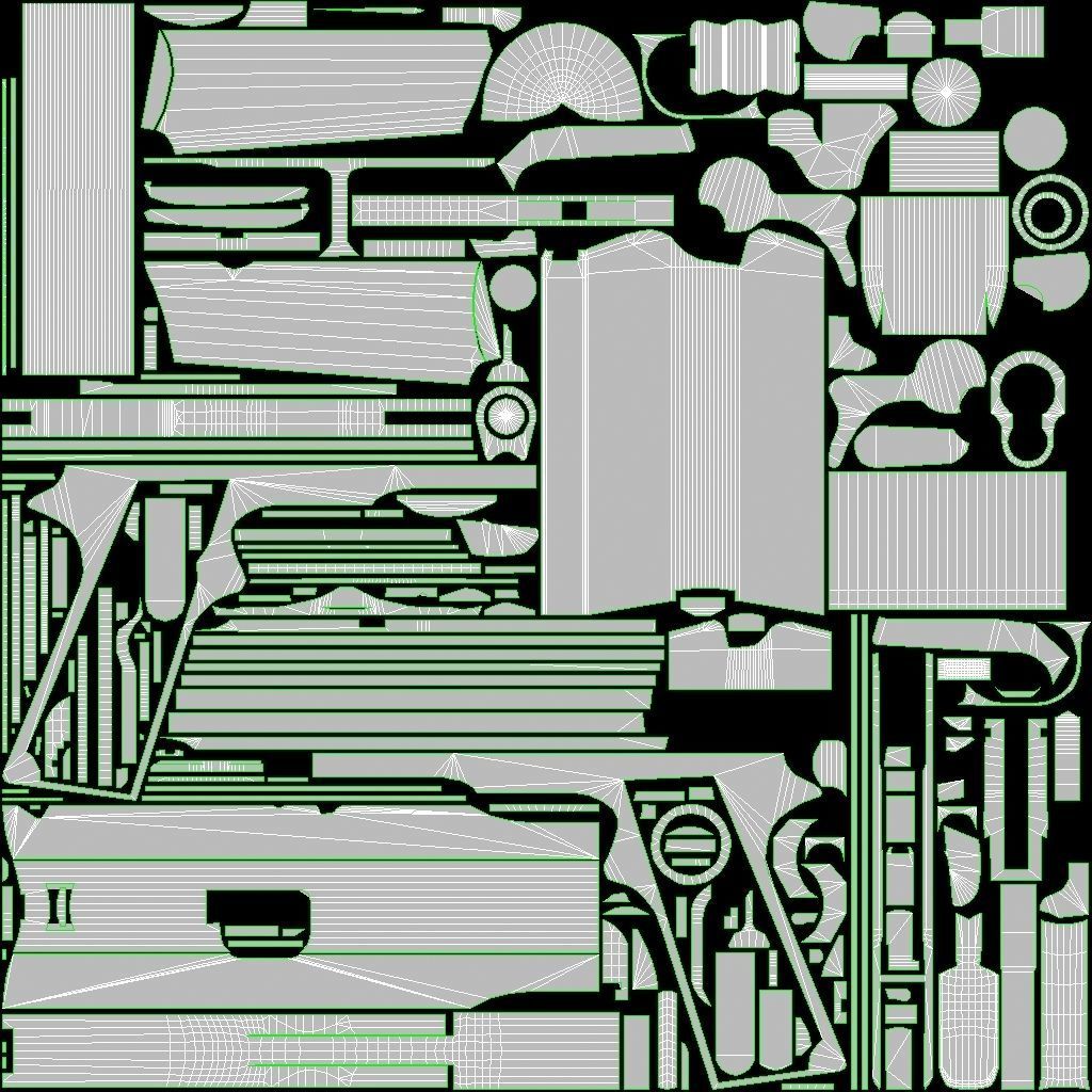 Colt M1911 Low-poly 3D model_10