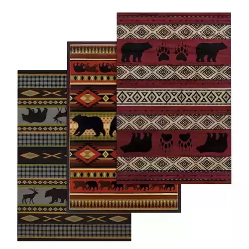 Rug Set 997 3D model