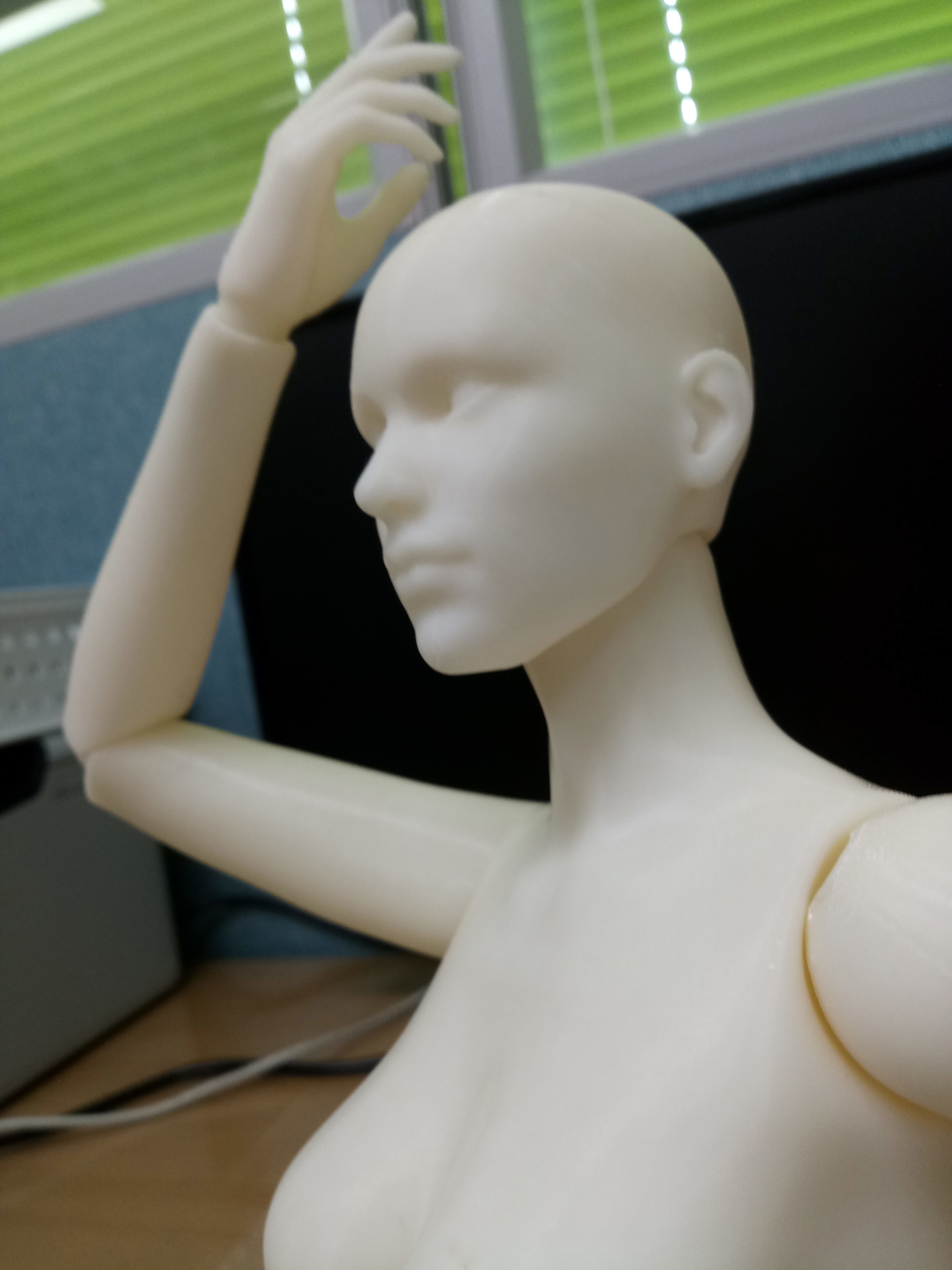 BJD girl -ball Jointed doll 3D print model  3D print model_8