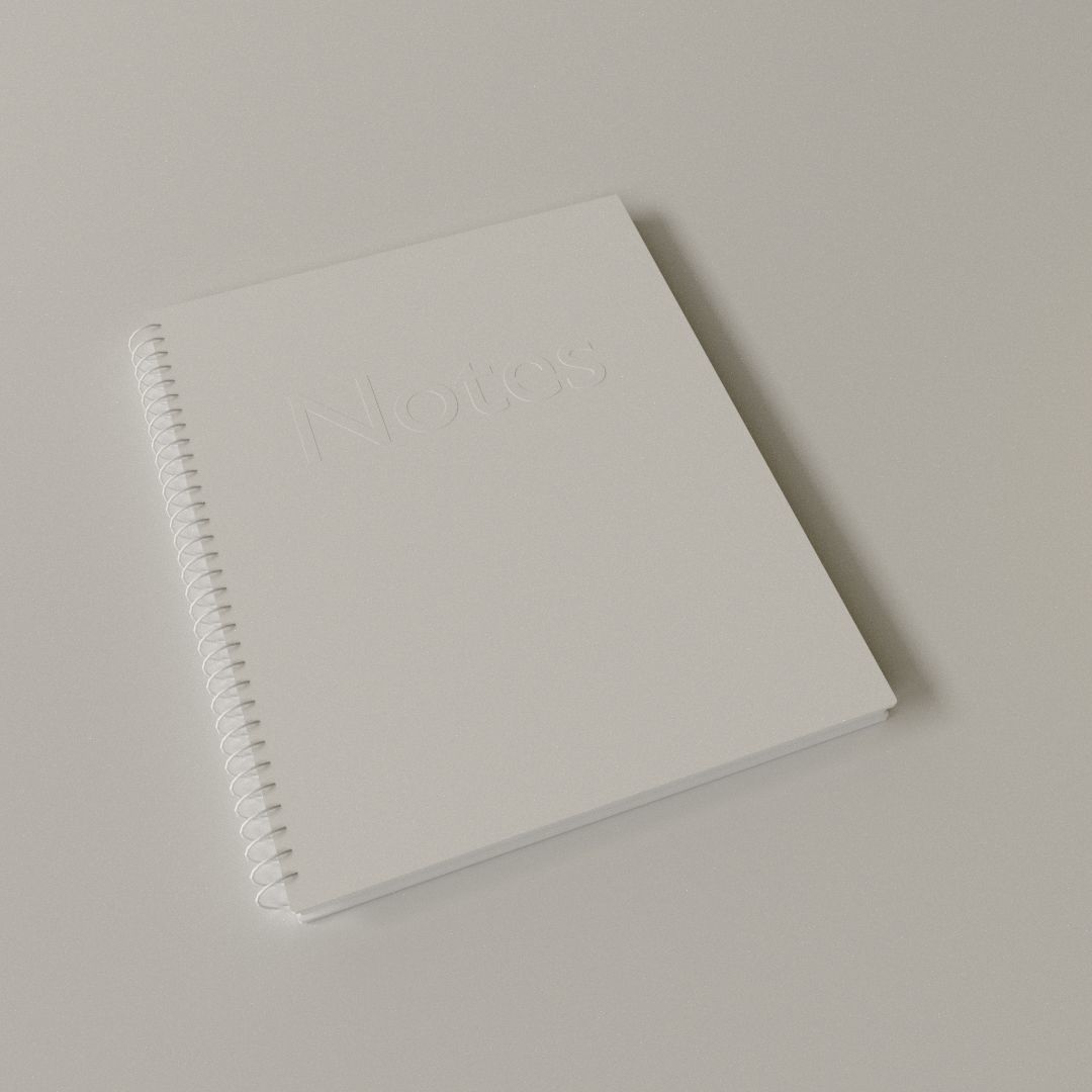 Spiral Notebook 3D model_1