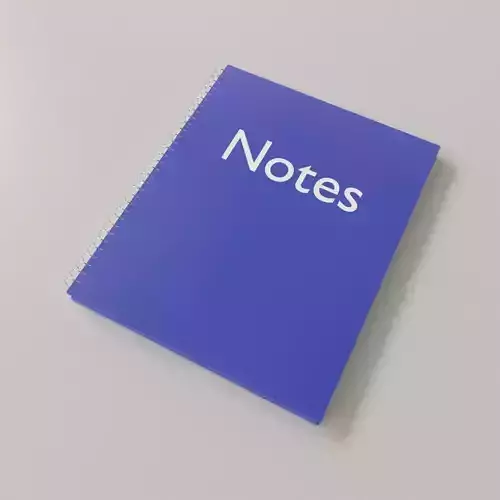 Spiral Notebook 3D model