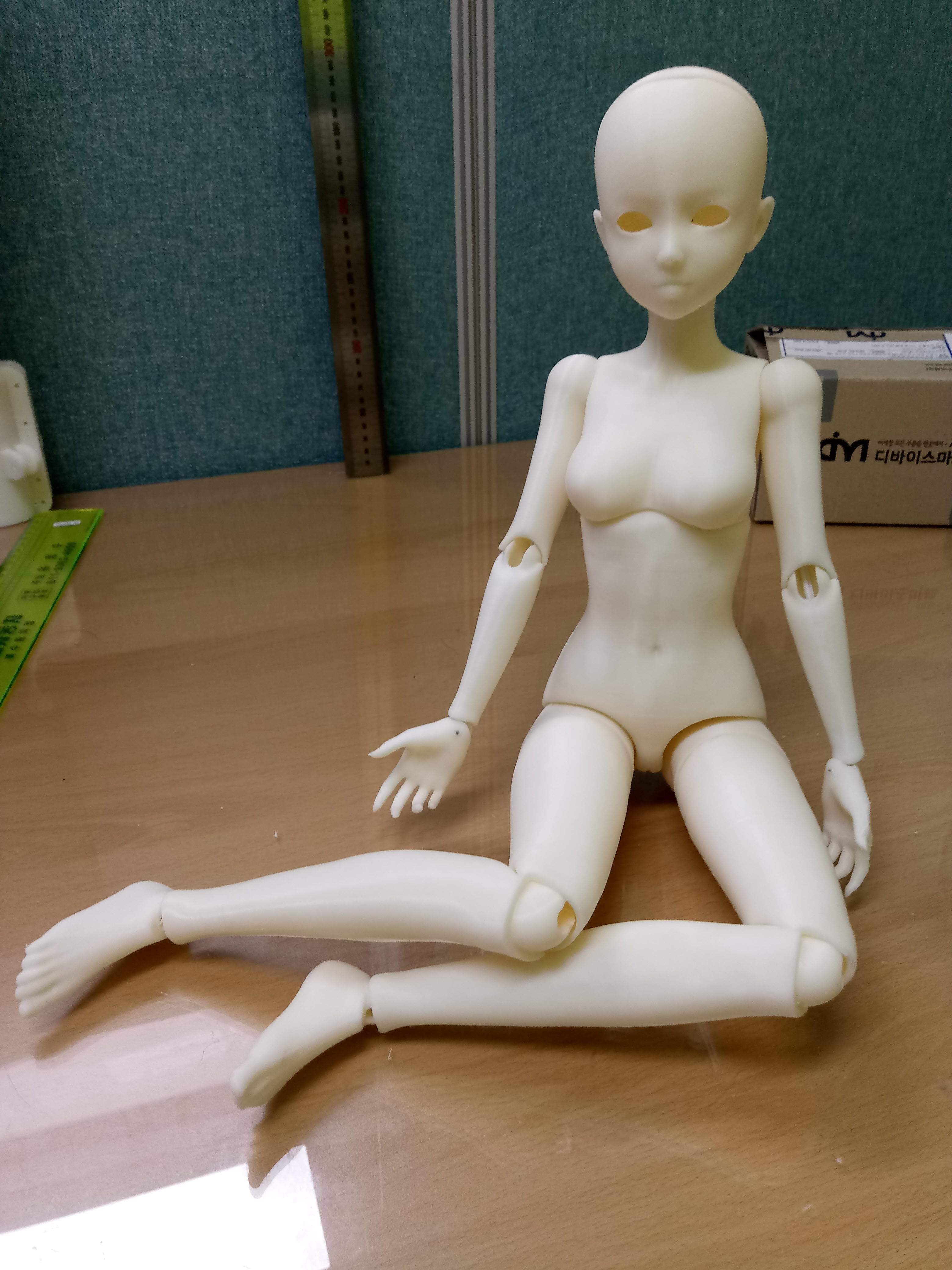 BJD girl -ball Jointed doll 3D print model 3D print model_7