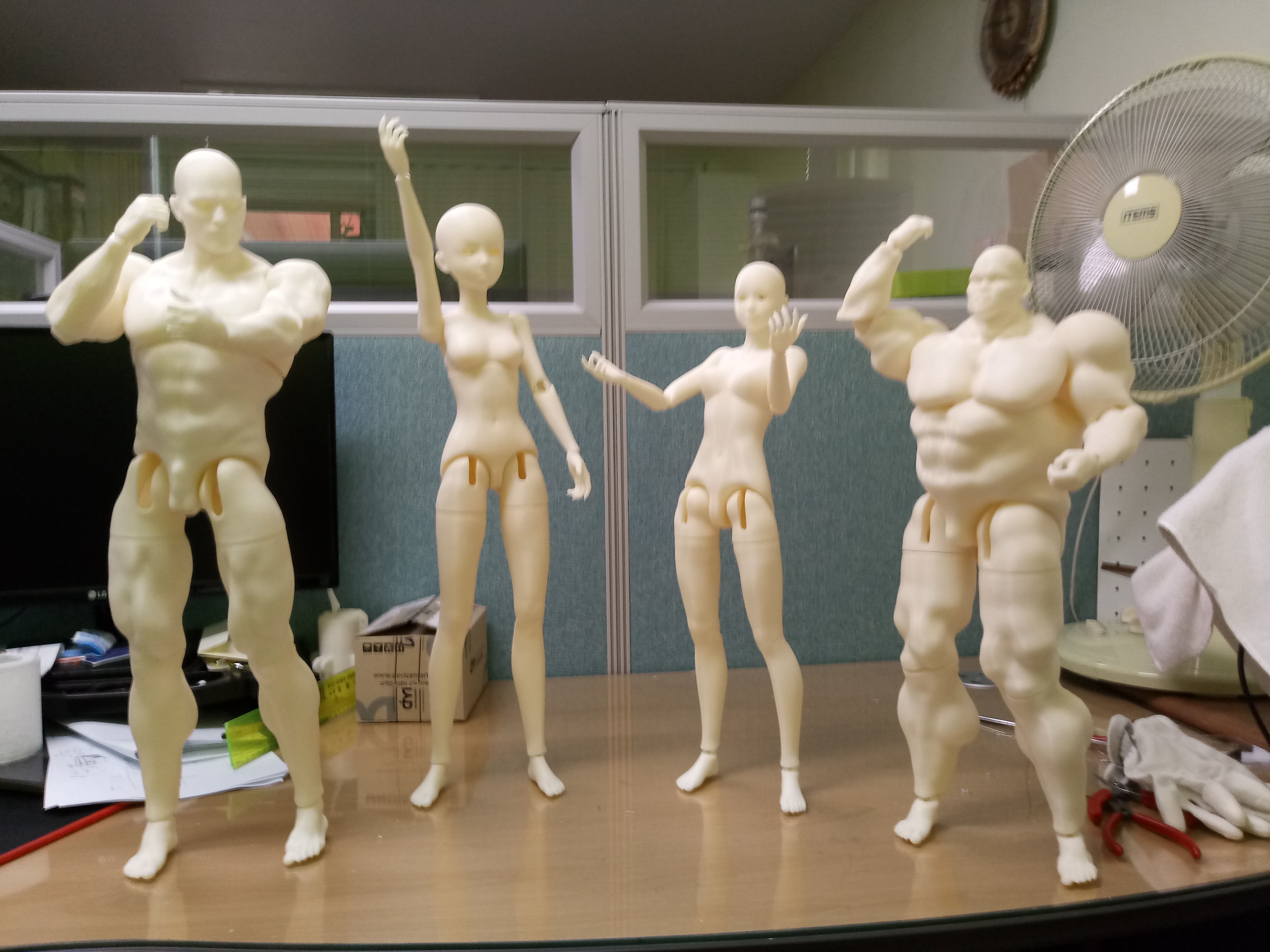 BJD girl -ball Jointed doll 3D print model 3D print model_12