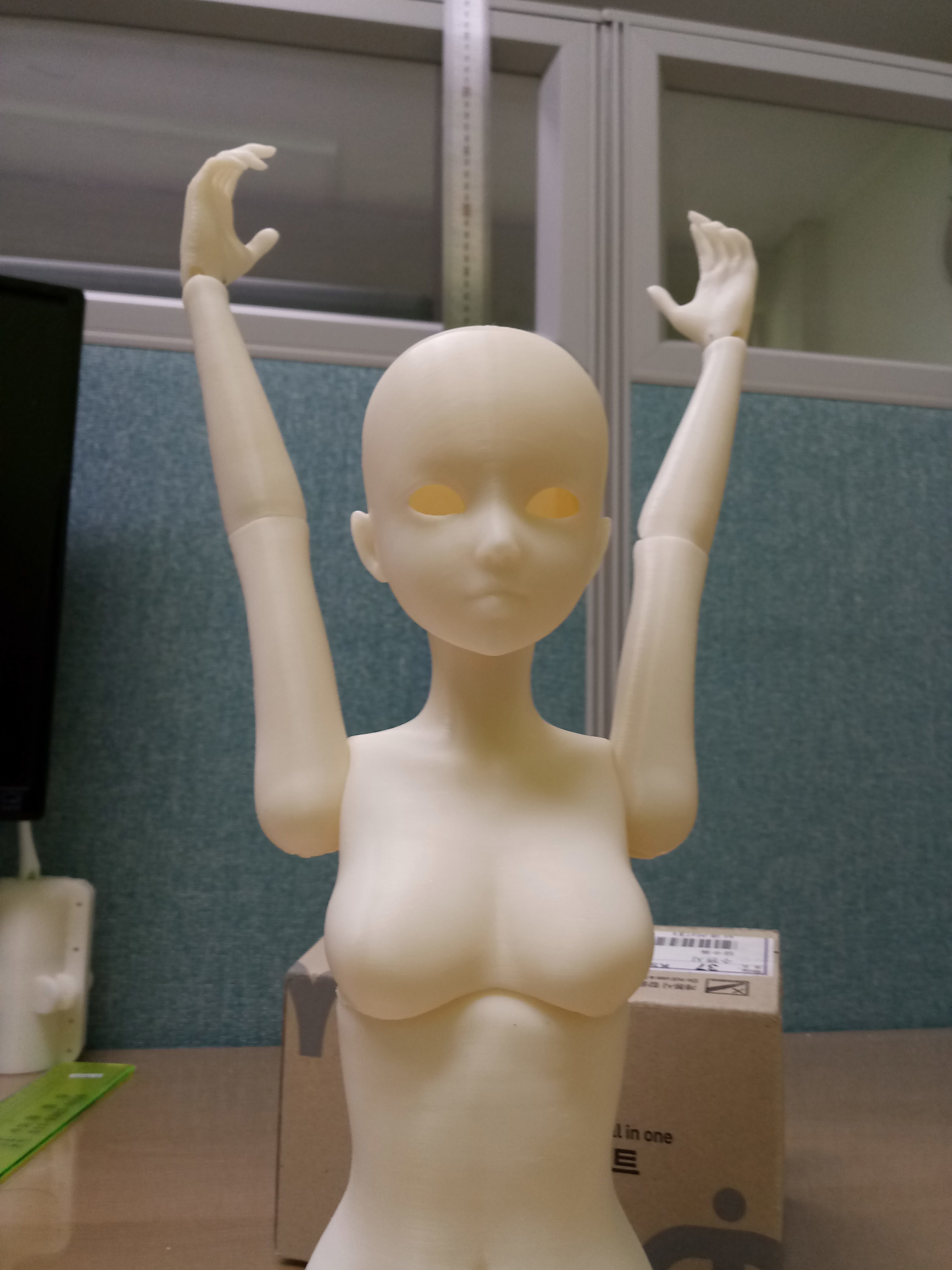 BJD girl -ball Jointed doll 3D print model 3D print model_4