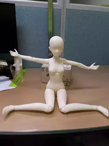 BJD girl -ball Jointed doll 3D print model 3D print model
