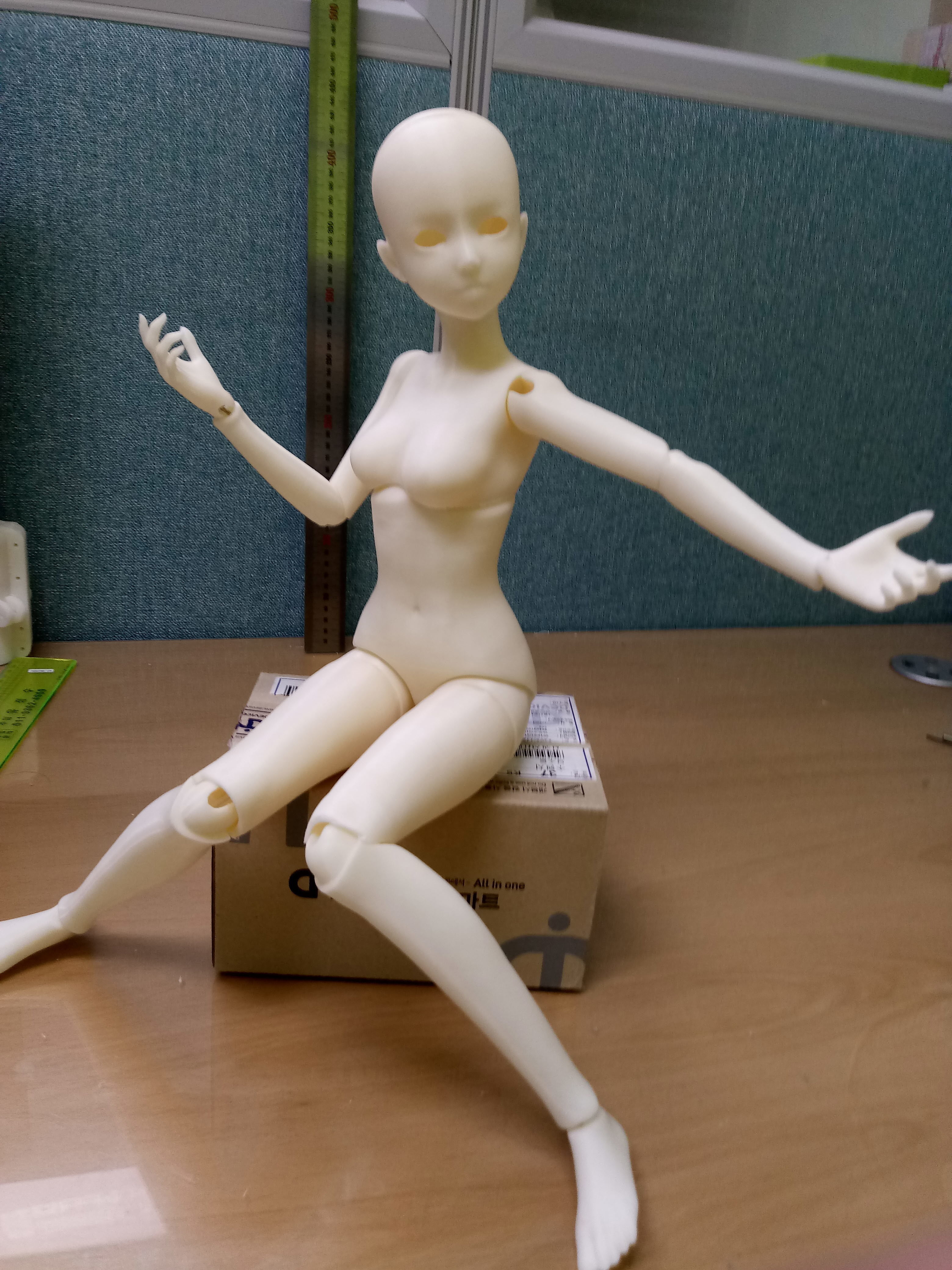 BJD girl -ball Jointed doll 3D print model 3D print model_8