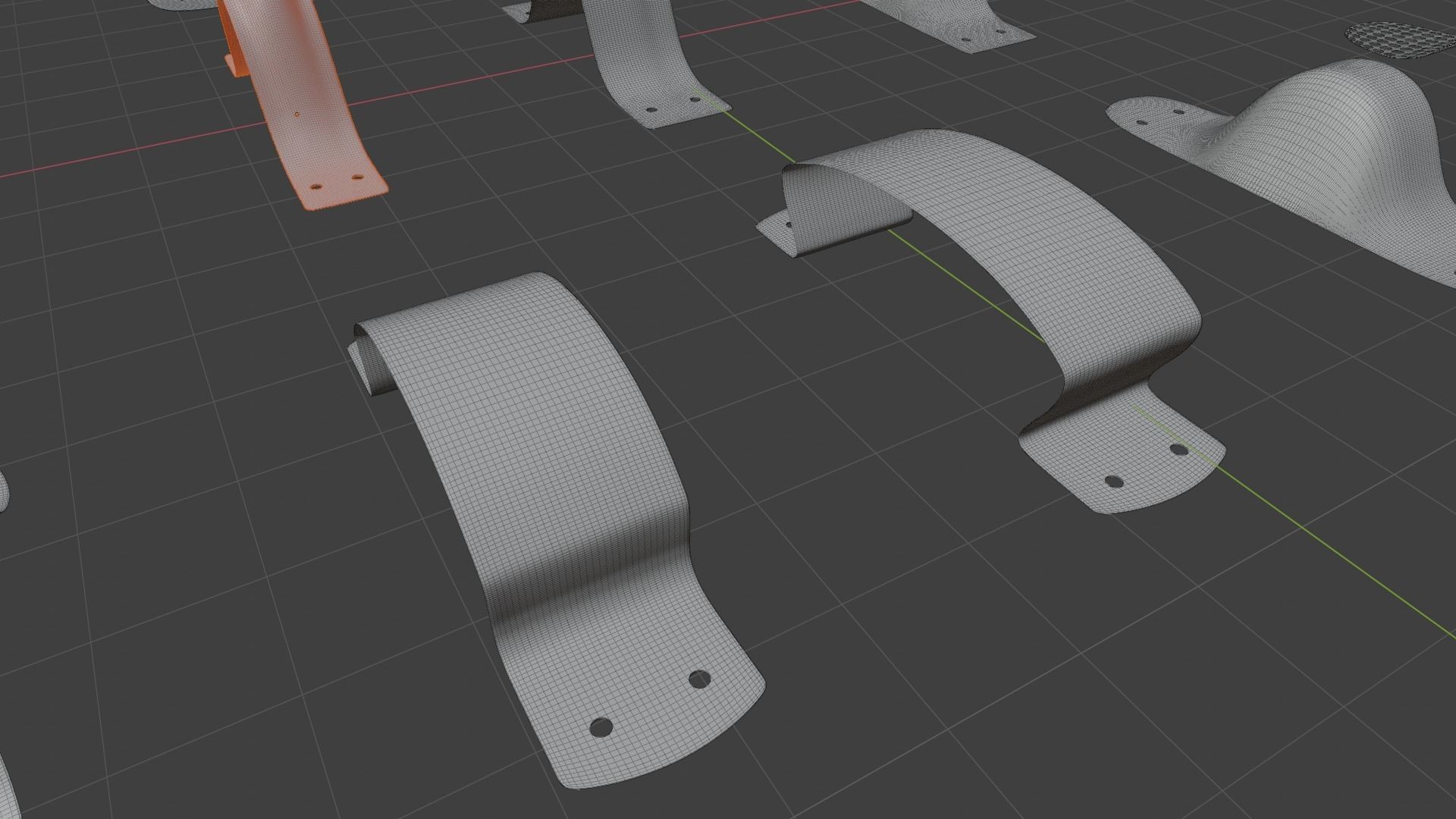 joints industrial design Low-poly 3D model_10