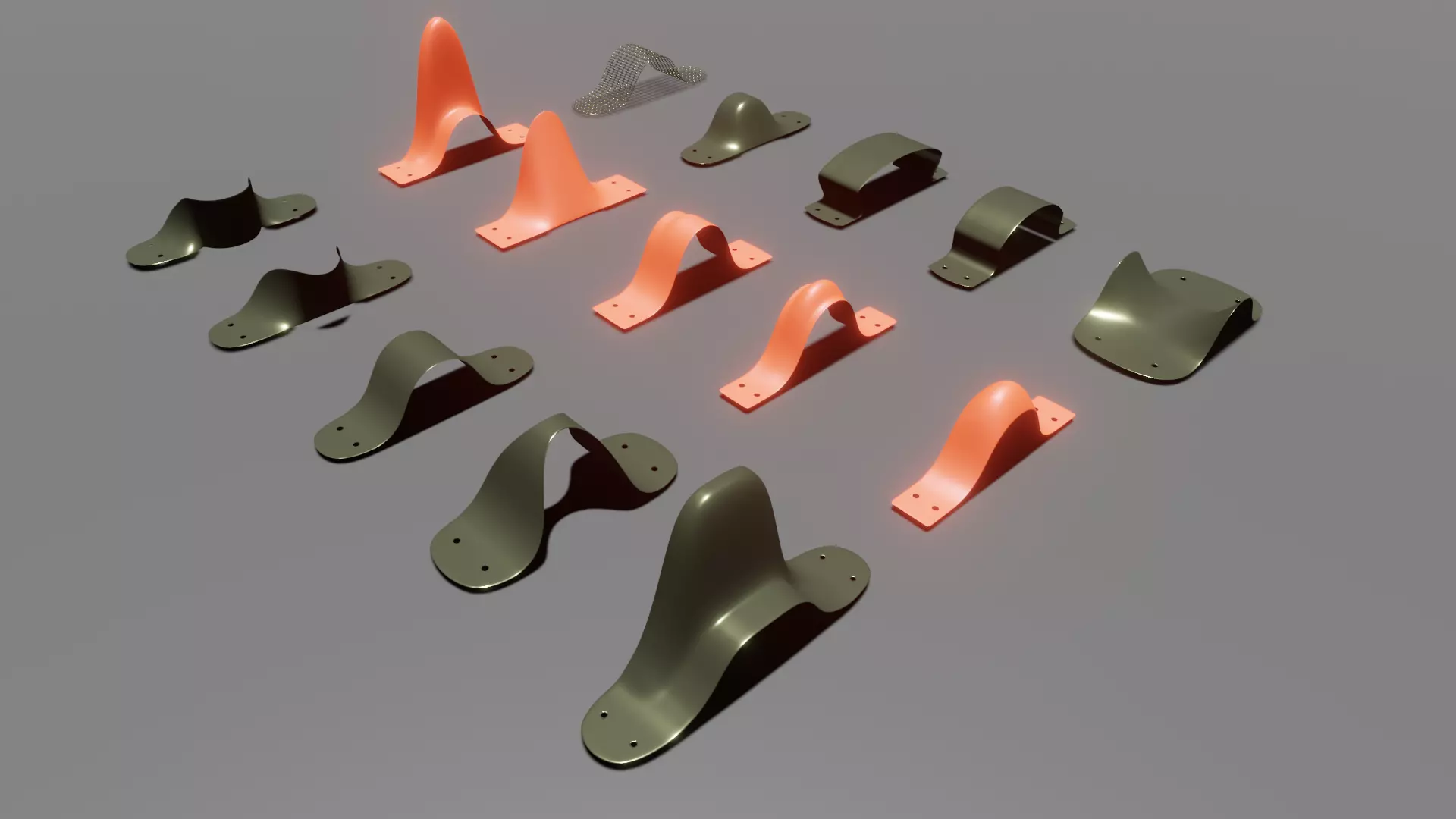 joints industrial design Low-poly 3D model_0