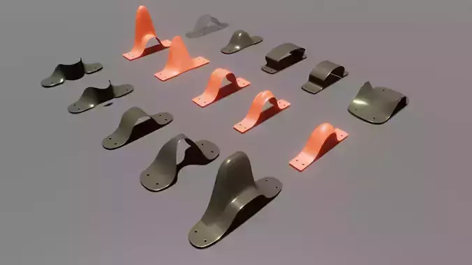 joints industrial design Low-poly 3D model