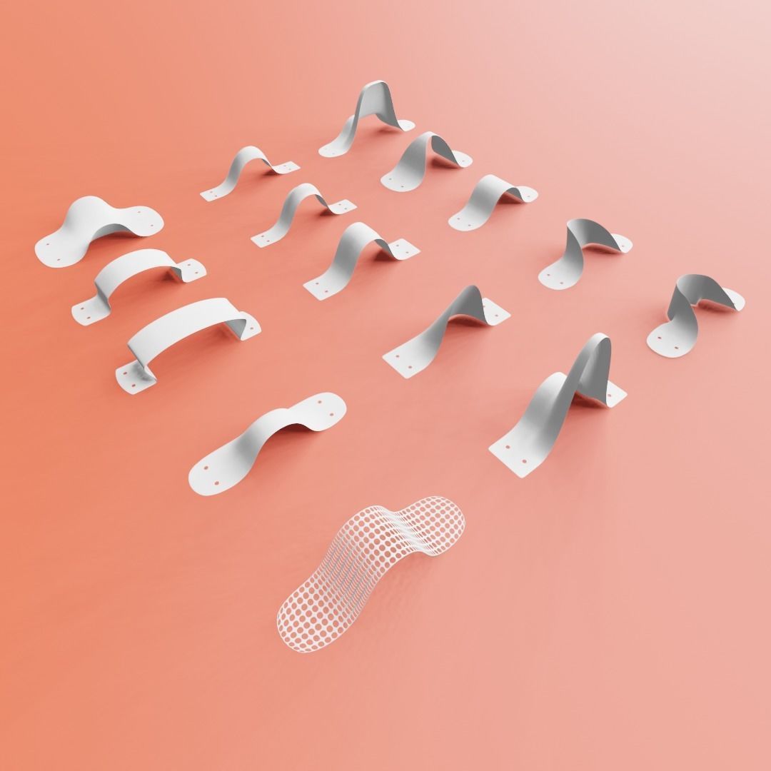 joints industrial design Low-poly 3D model_1