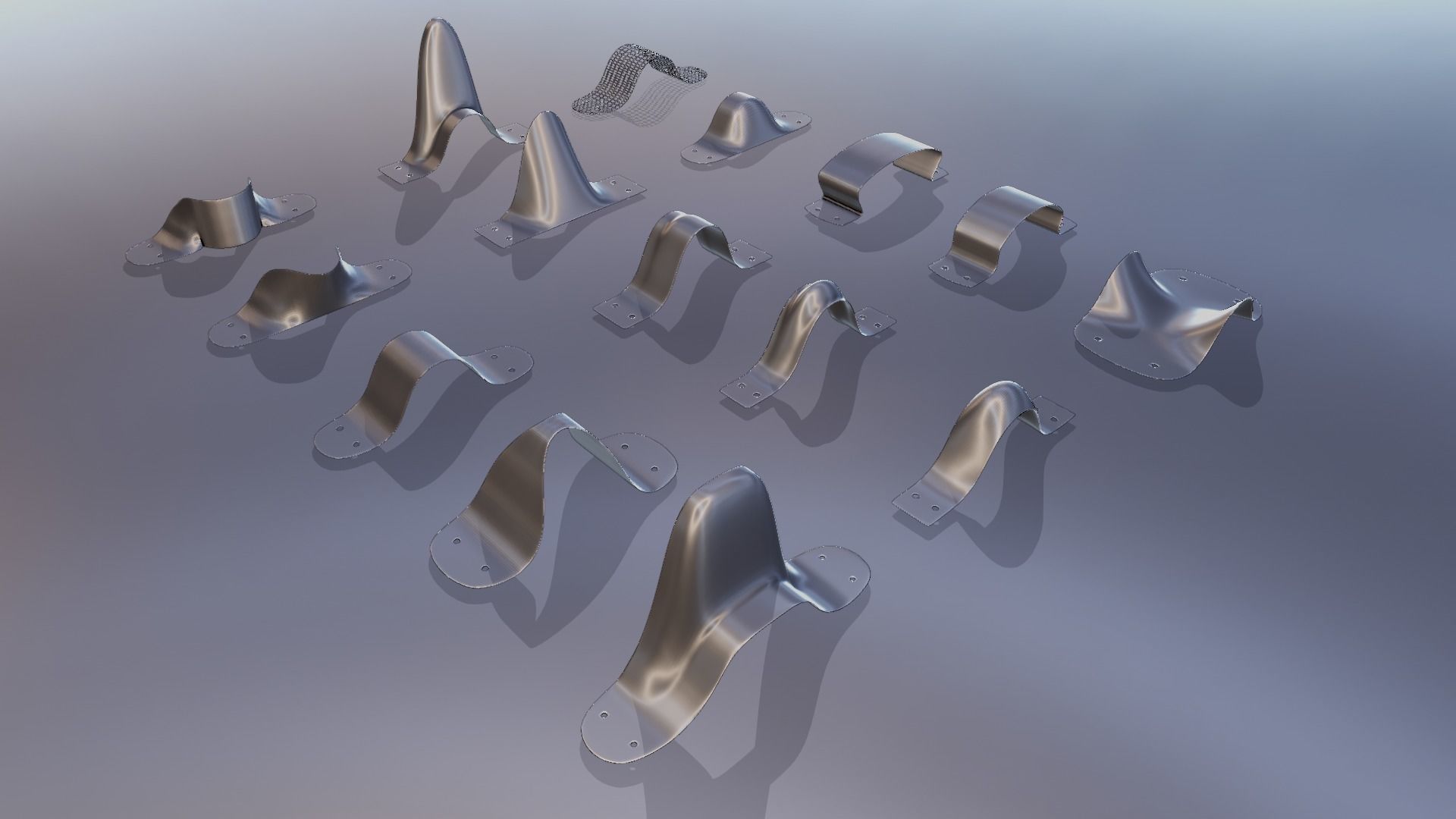 joints industrial design Low-poly 3D model_3