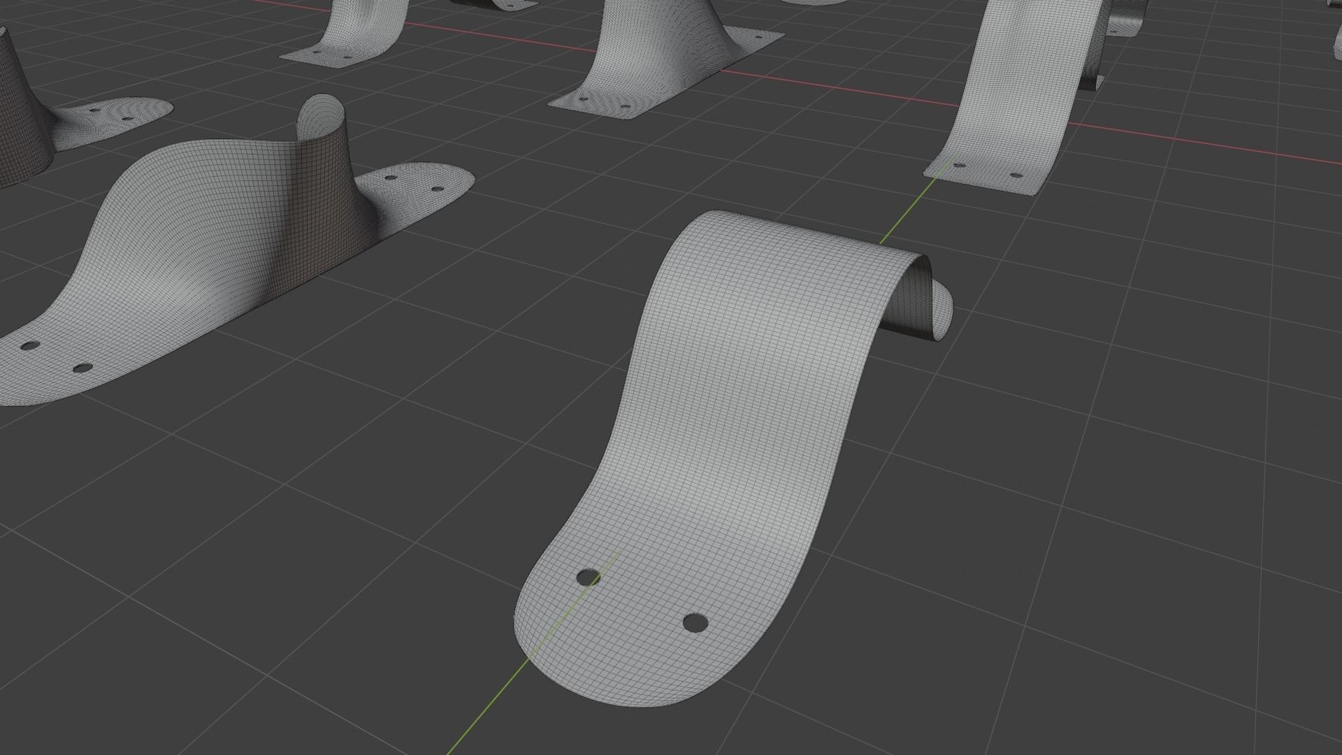 joints industrial design Low-poly 3D model_5