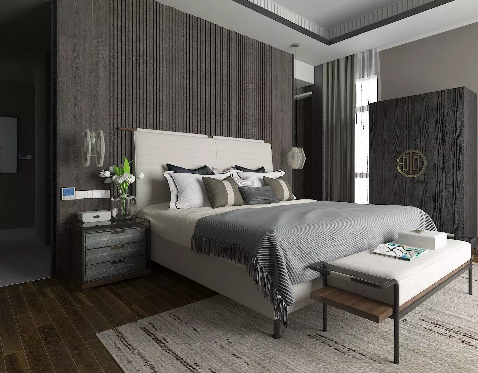 Livingroom scene 3D model_0