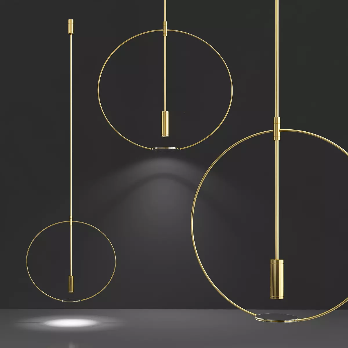 MAGNIFIER CEILING LAMP 3D model