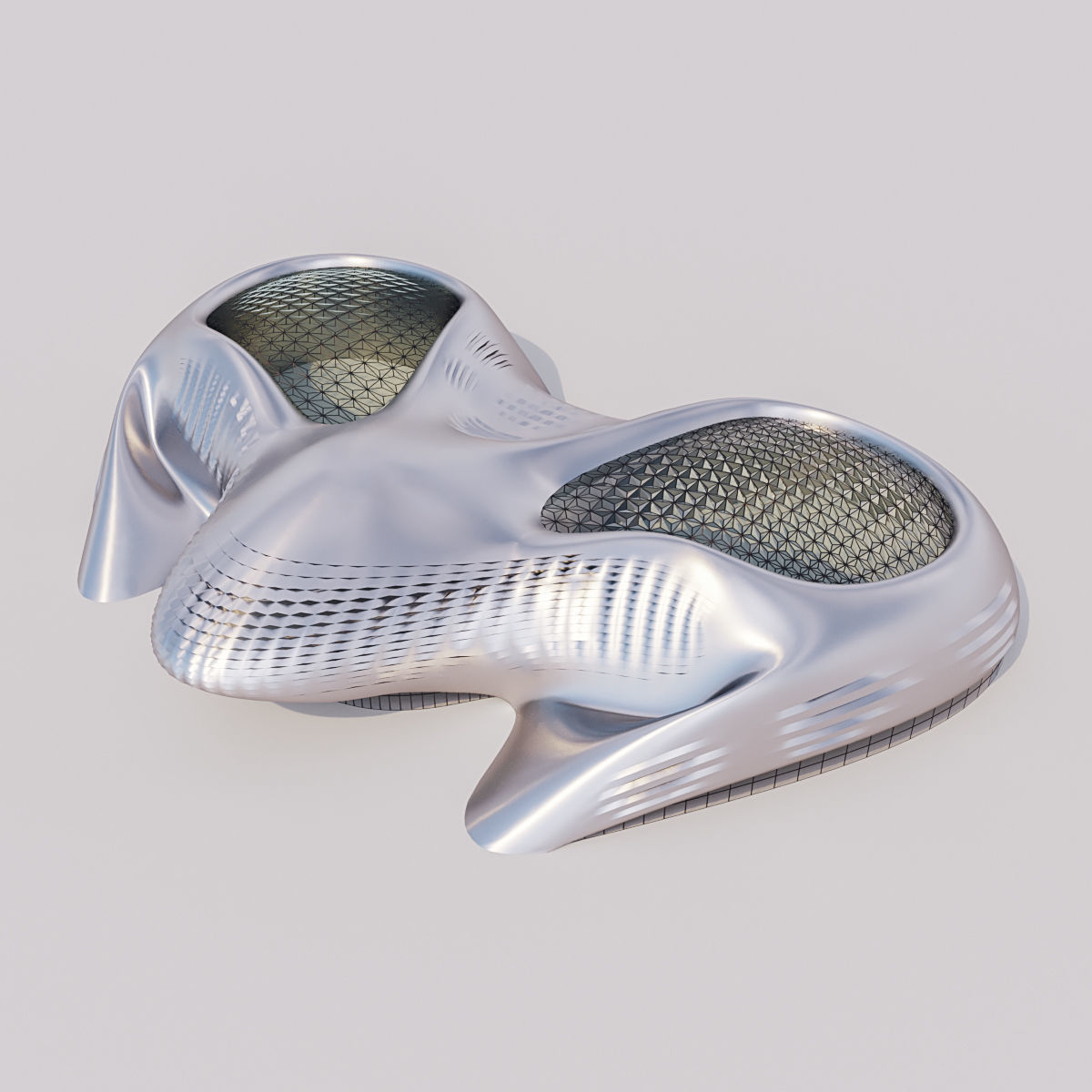 Futuristic building 16 3D model_5