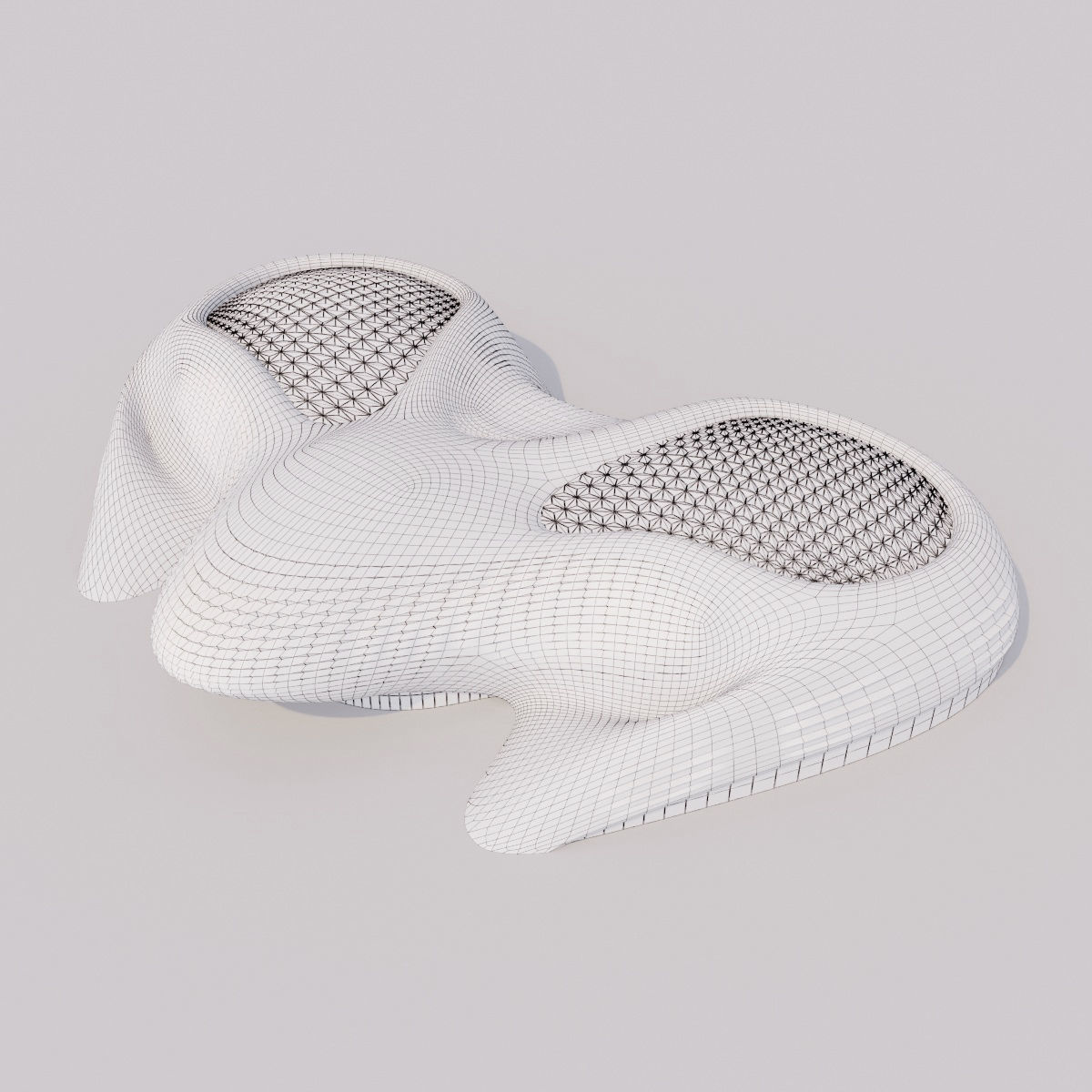 Futuristic building 16 3D model_7