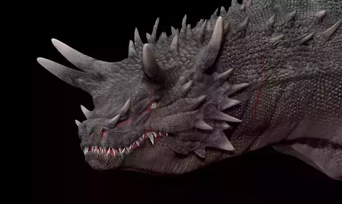 Dragon head  Sculpture  2