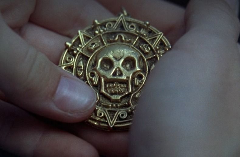 Printable Pirates of the Caribbean Coin medallion Necklace 3D print model_19