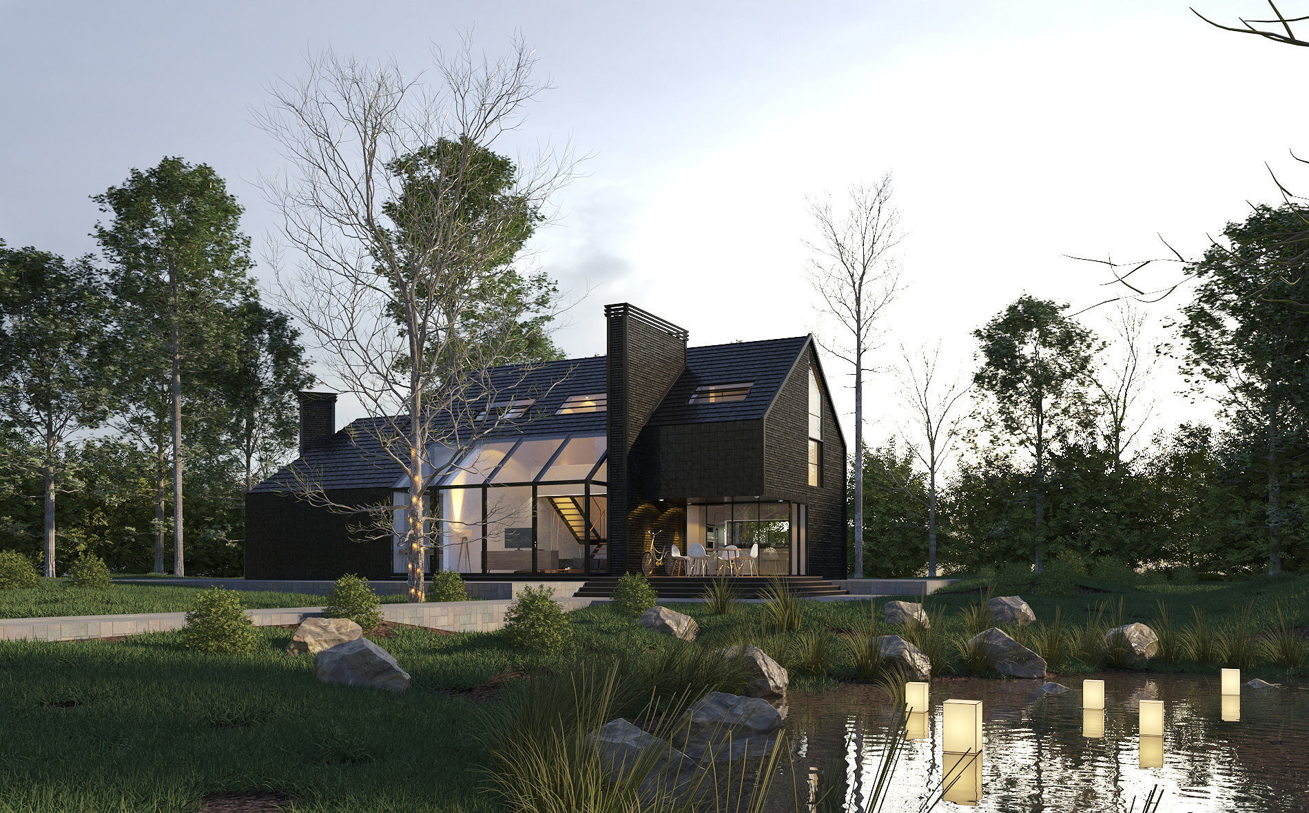 Black House Blues 3D model_1