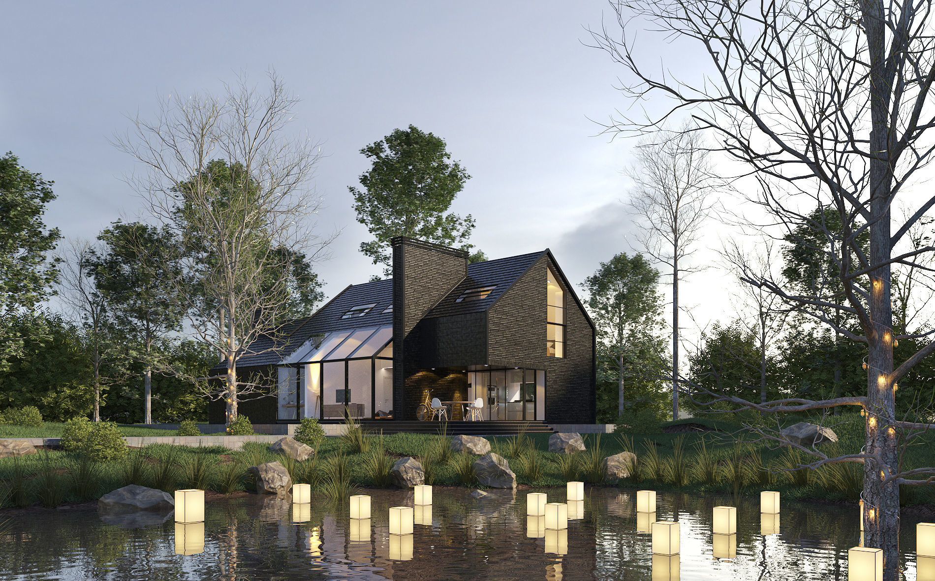 Black House Blues 3D model_2