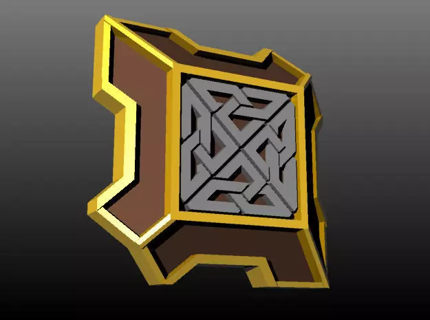 Dwarven Shield Free 3D print model
