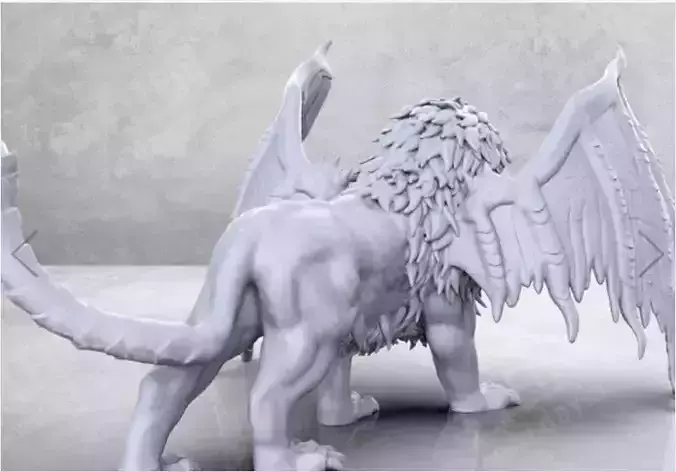 flying lion 3D model