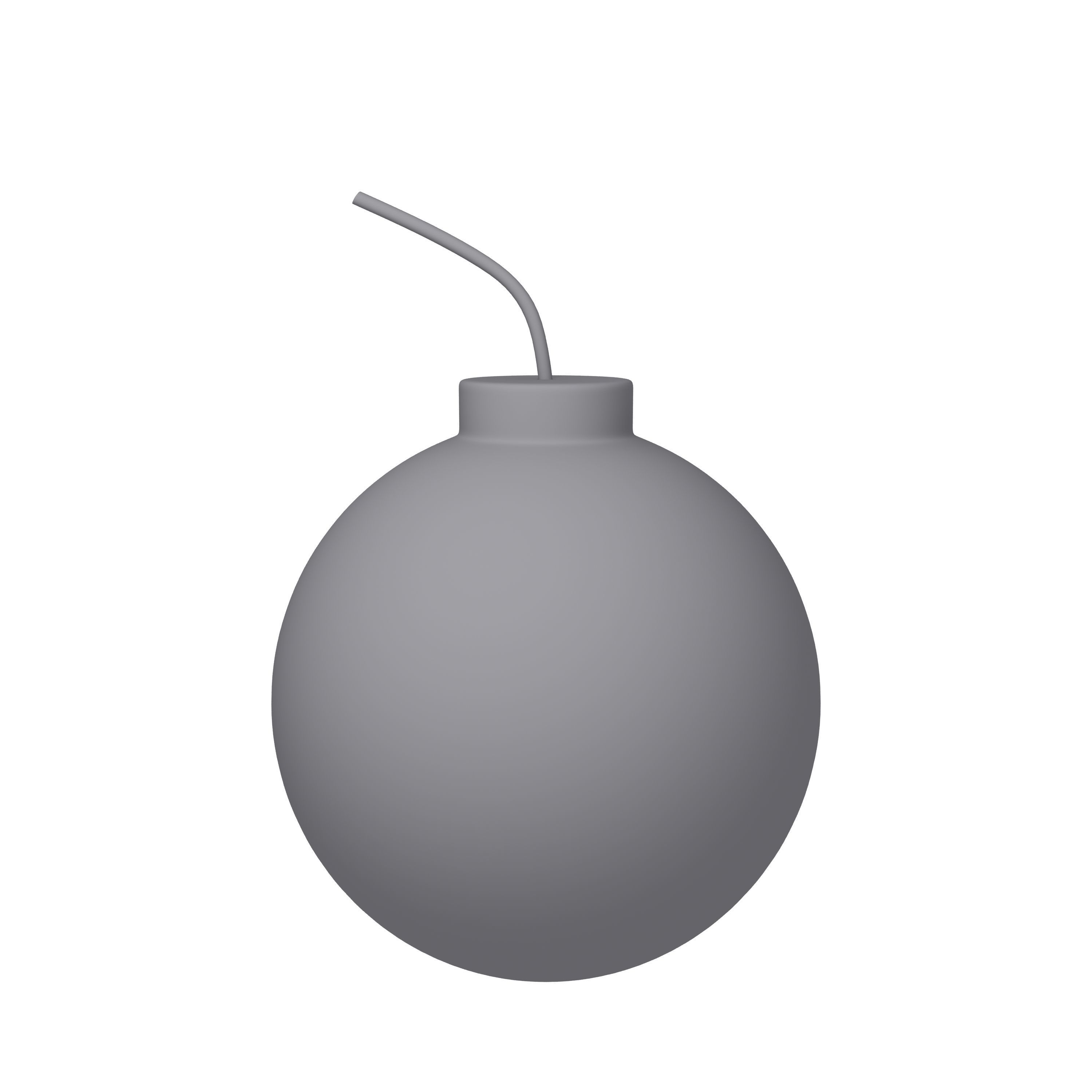 Bomb Cartoon 3D model_8