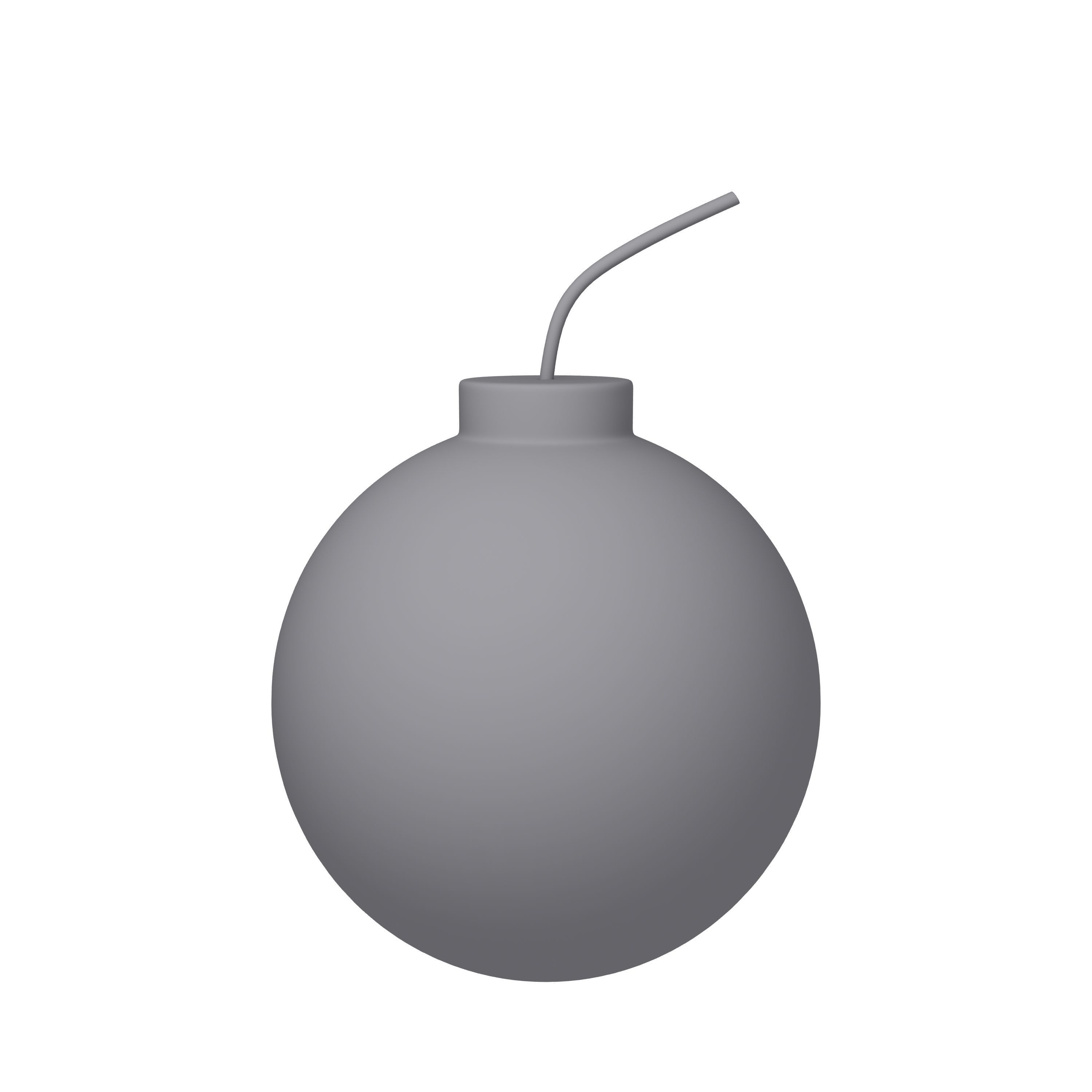 Bomb Cartoon 3D model_6
