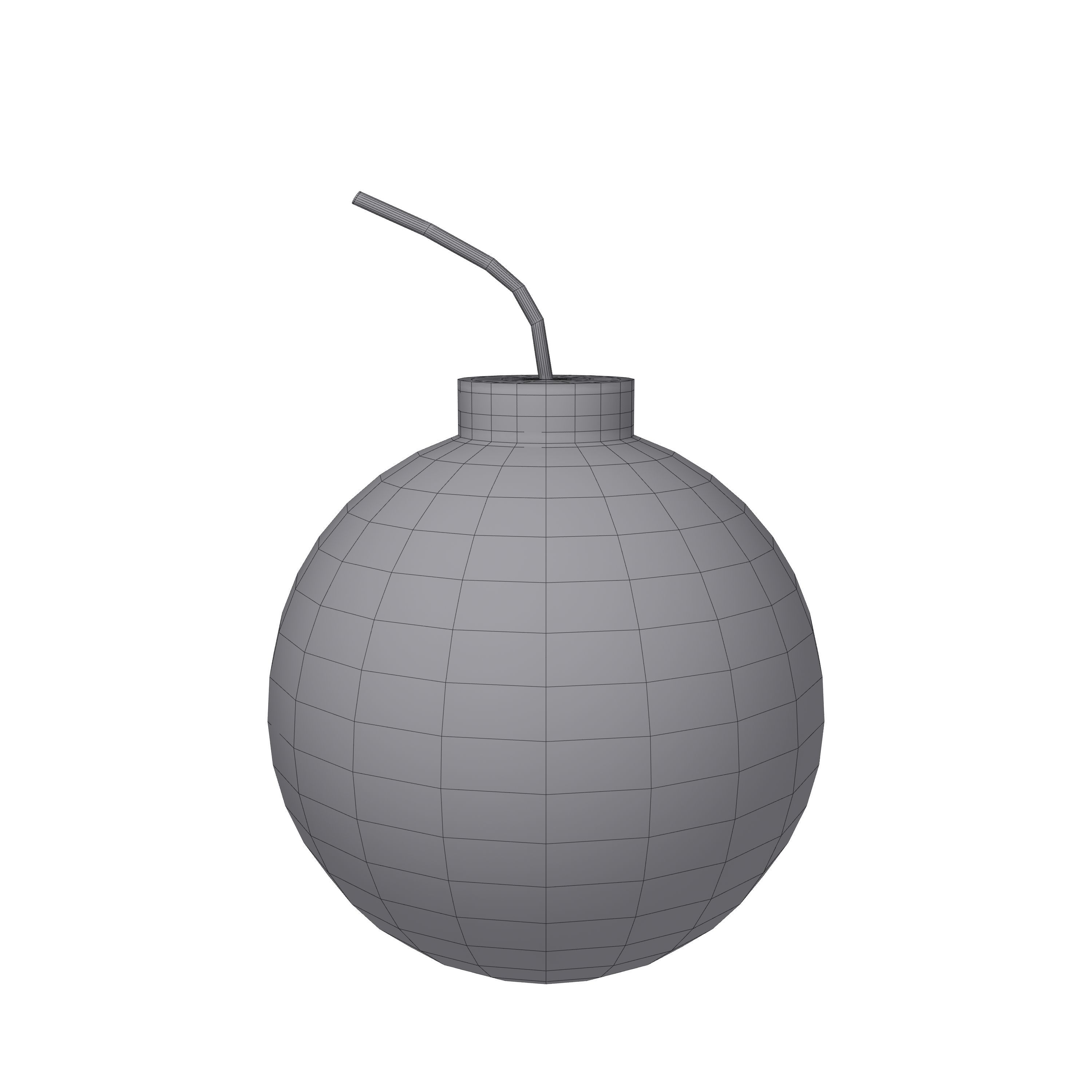 Bomb Cartoon 3D model_5