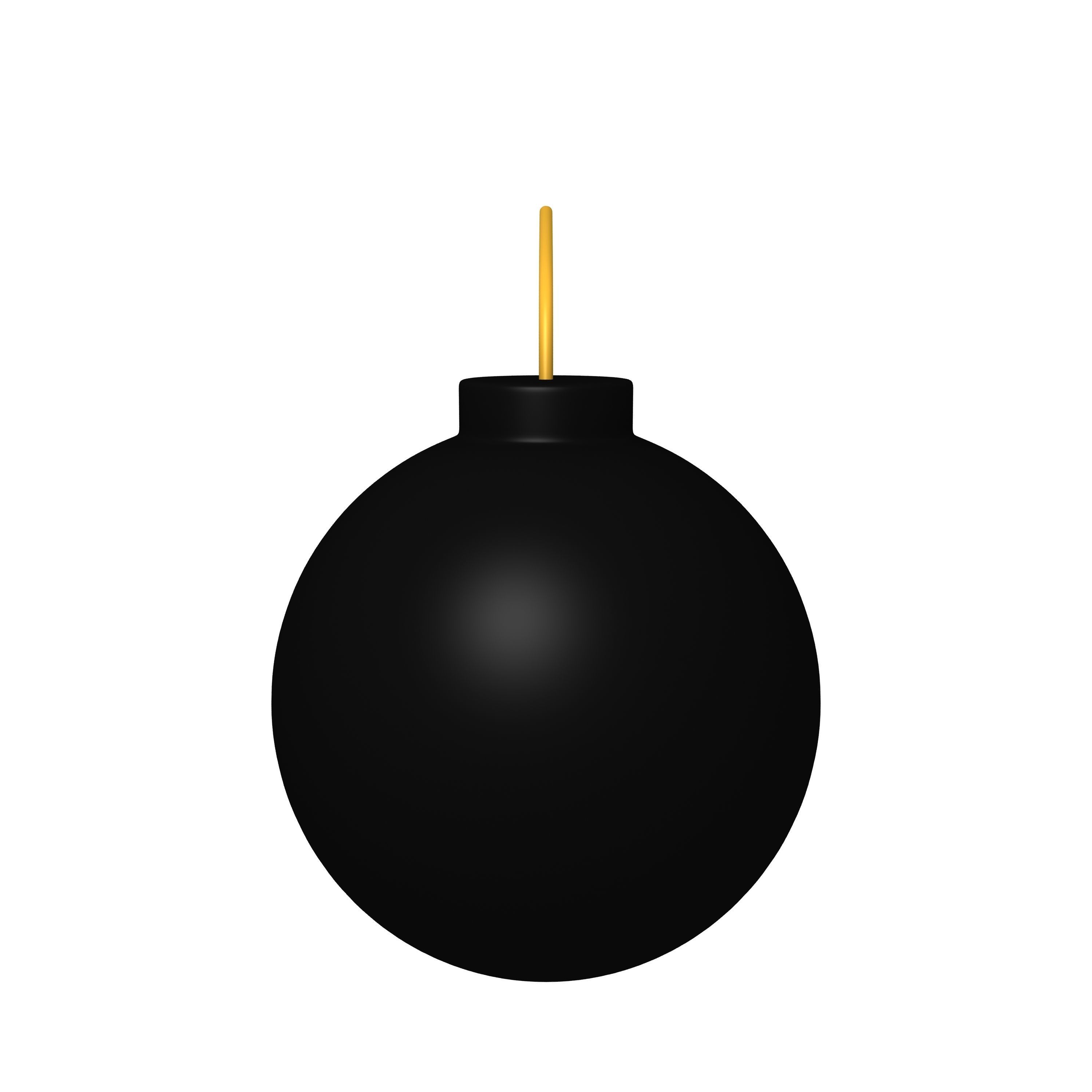 Bomb Cartoon 3D model_1