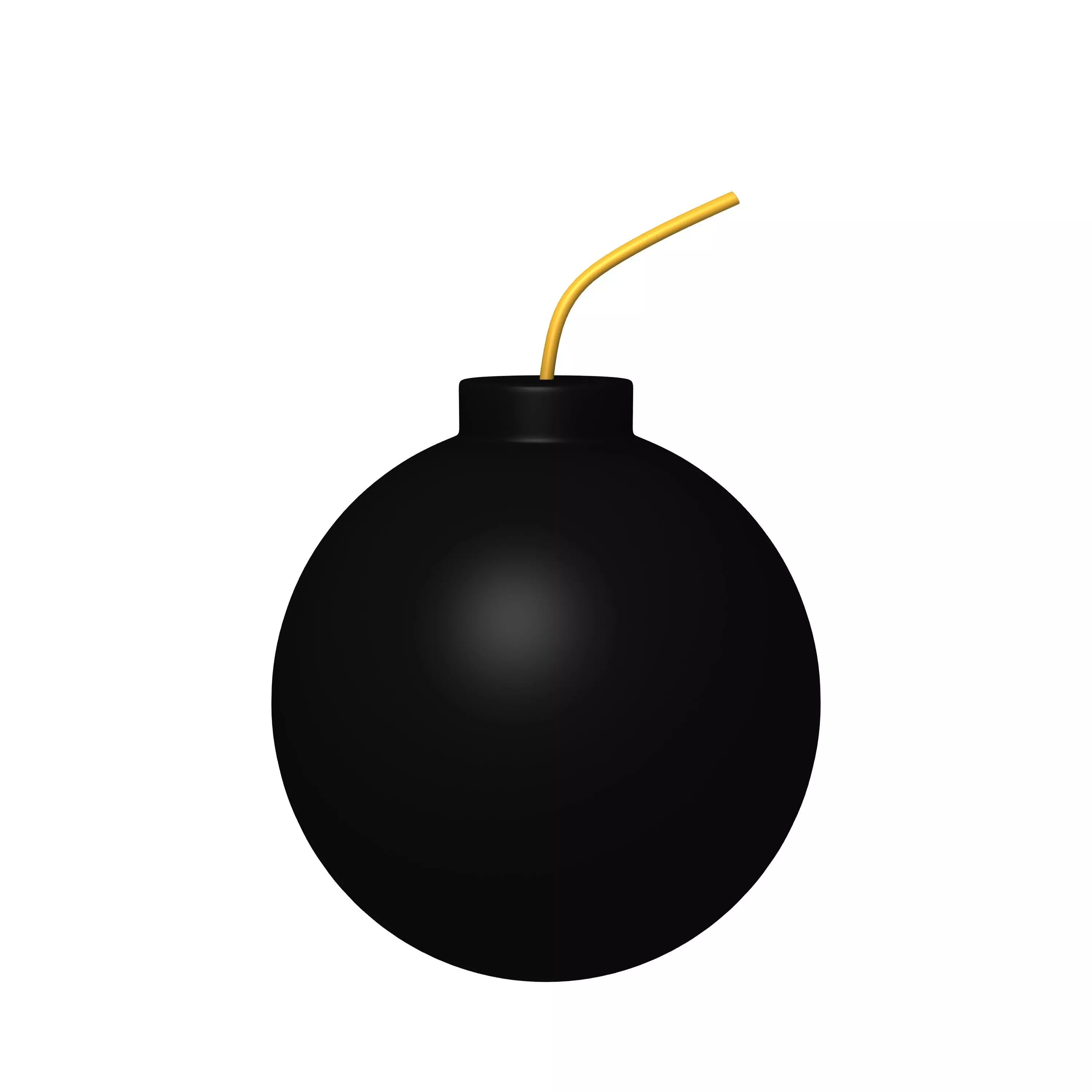 Bomb Cartoon 3D model_0