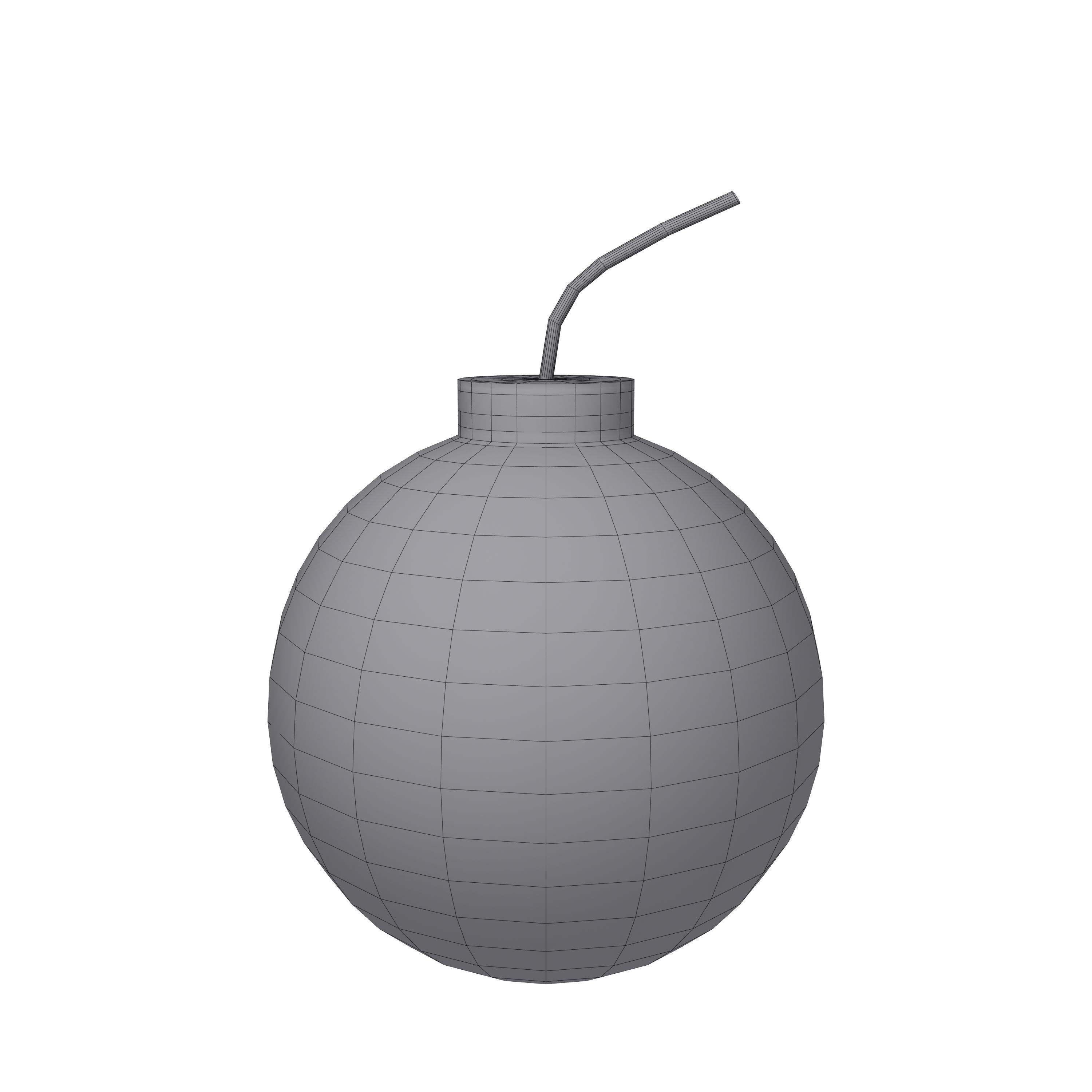 Bomb Cartoon 3D model_3
