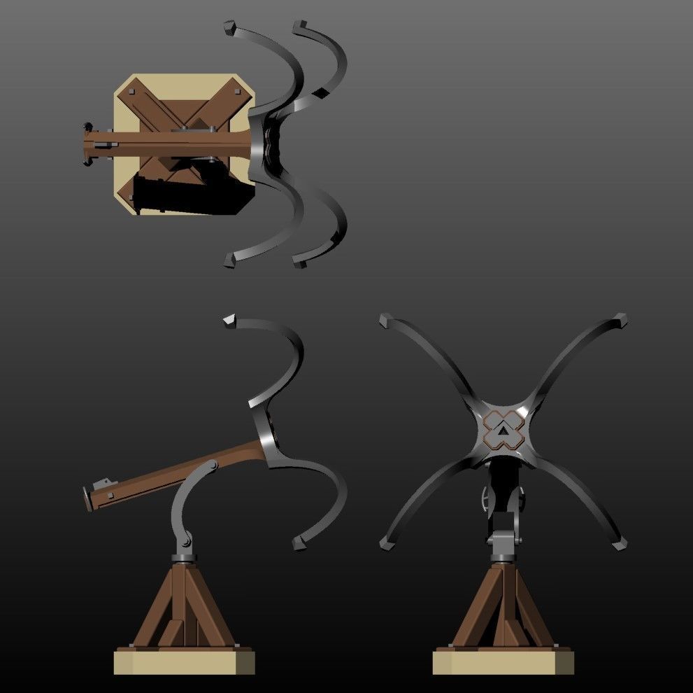 Windlance sword 3D print model_2