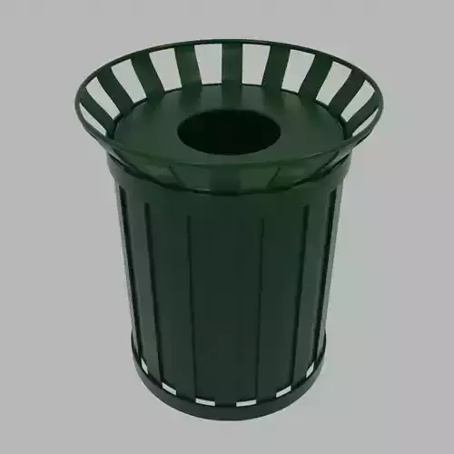 Street Trash Can 3D model