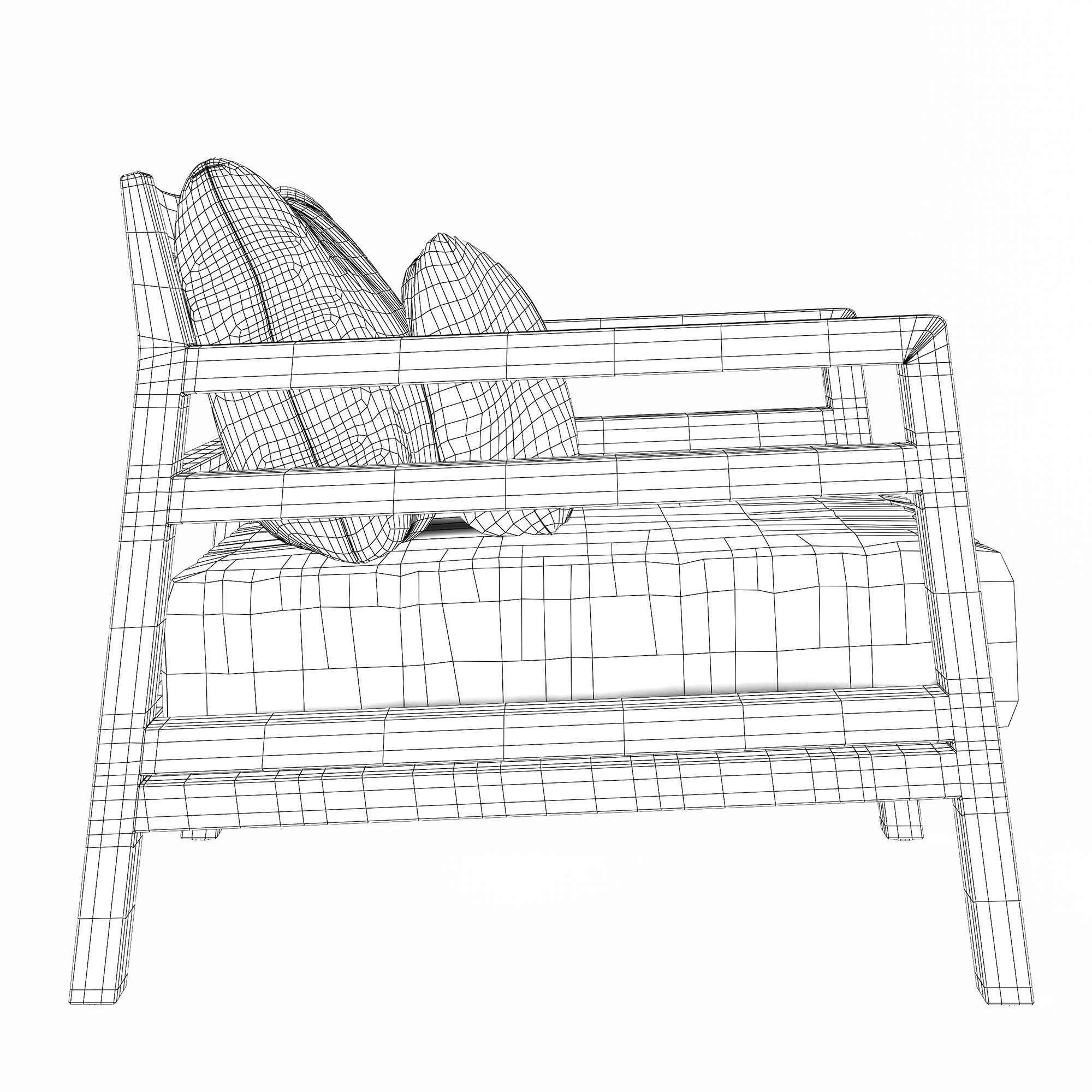 ETHIMO Costes armchair 3D model_17