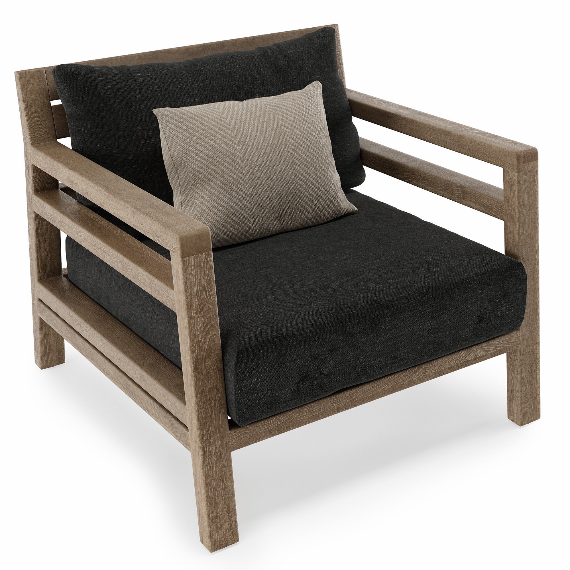 ETHIMO Costes armchair 3D model_12