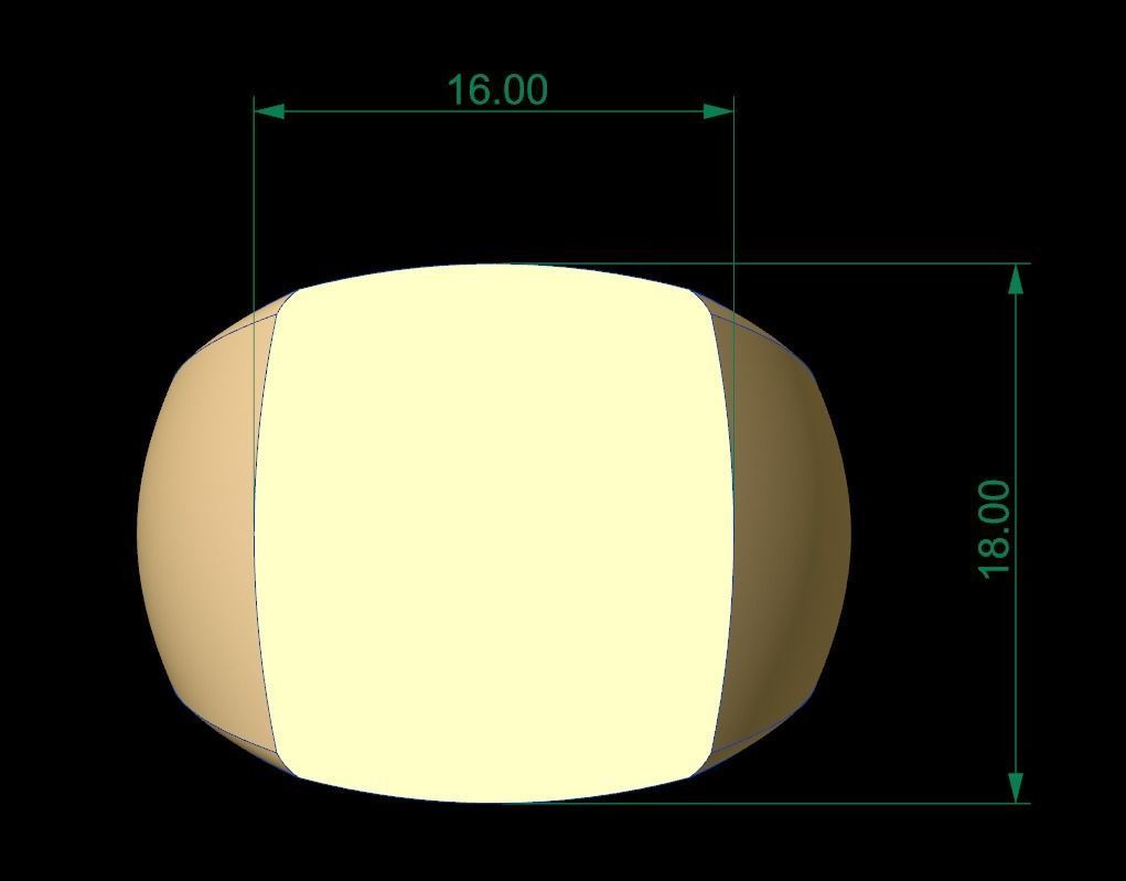 Signet Men Ring Pack No 27 3D print model_23
