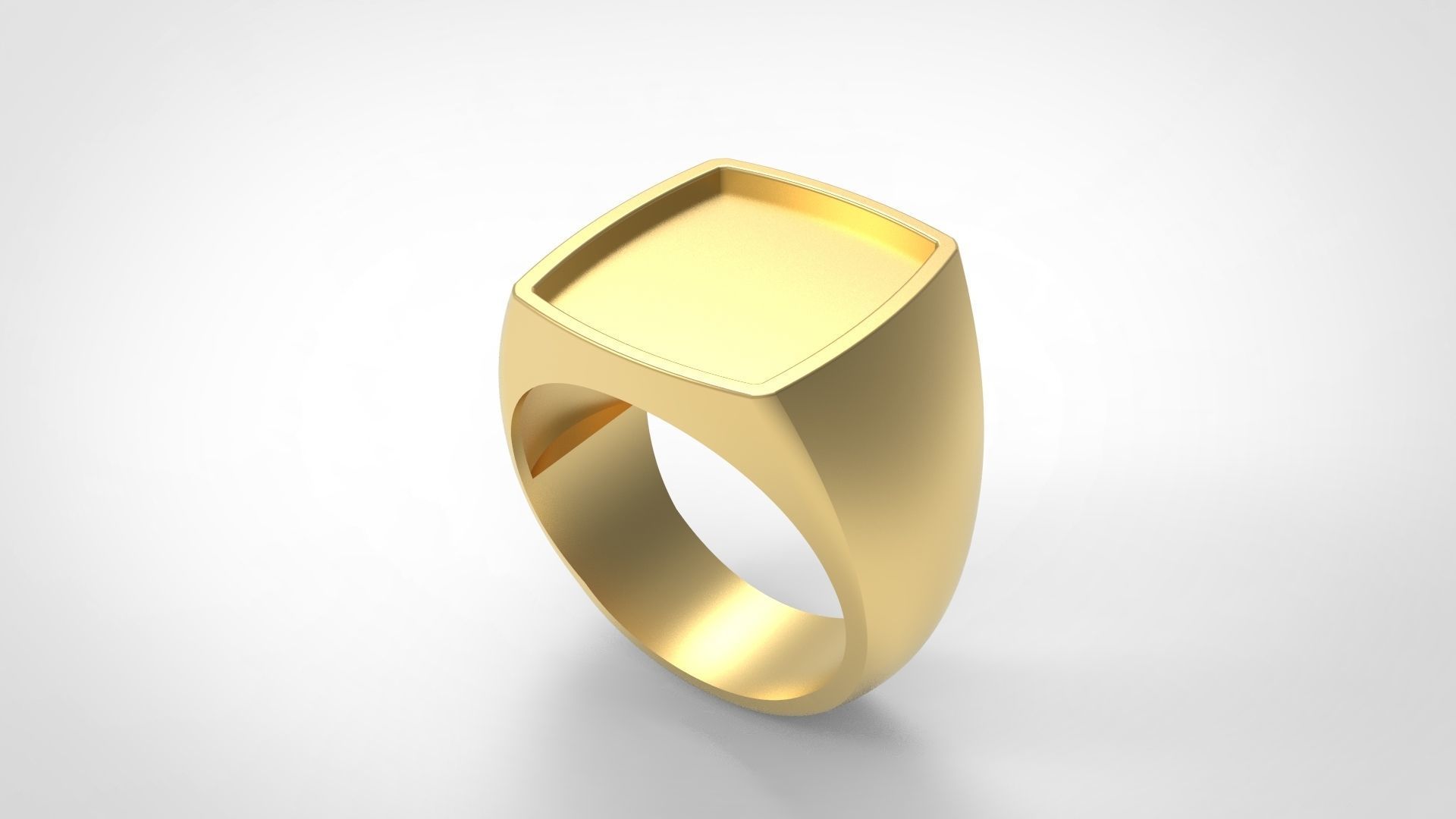 Signet Men Ring Pack No 27 3D print model_11