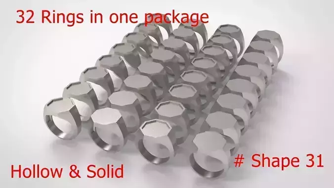 Signet Men Ring Pack No 31