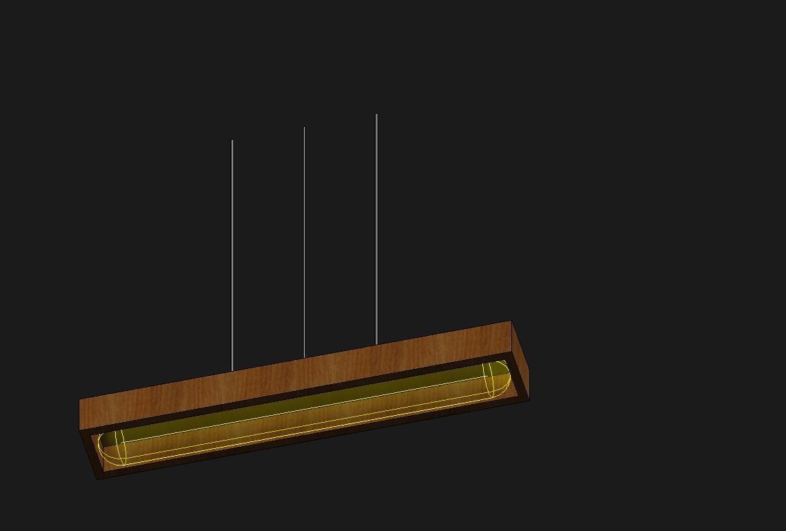 Lighting based ceiling parameters rft 3D model_1