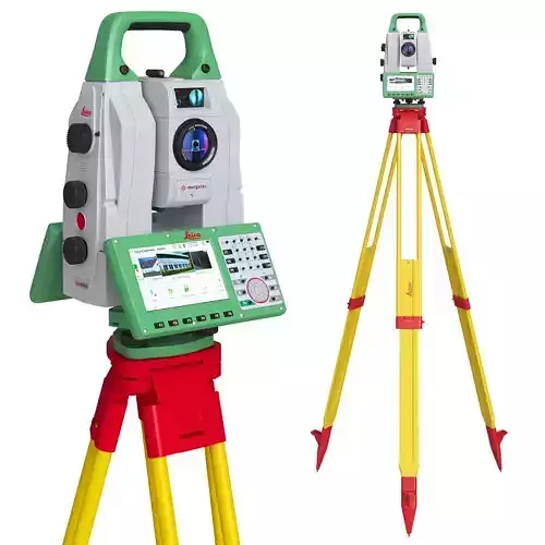 Leica Nova MS60 MultiStation Total Station 3D Model 3D model