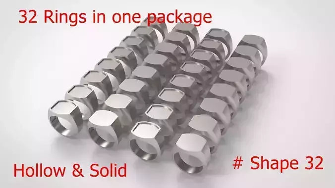 Signet Men Ring Pack No 32