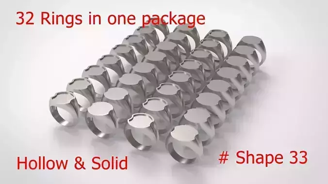 Signet Men Ring Pack No 33