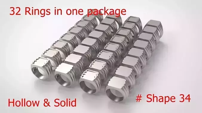 Signet Men Ring Pack No 34