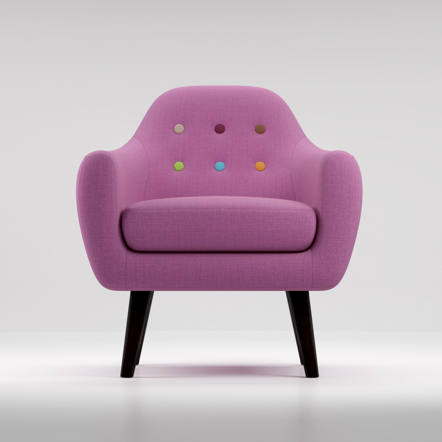 Sofa and Armchair Ritchie Set 3D model_6