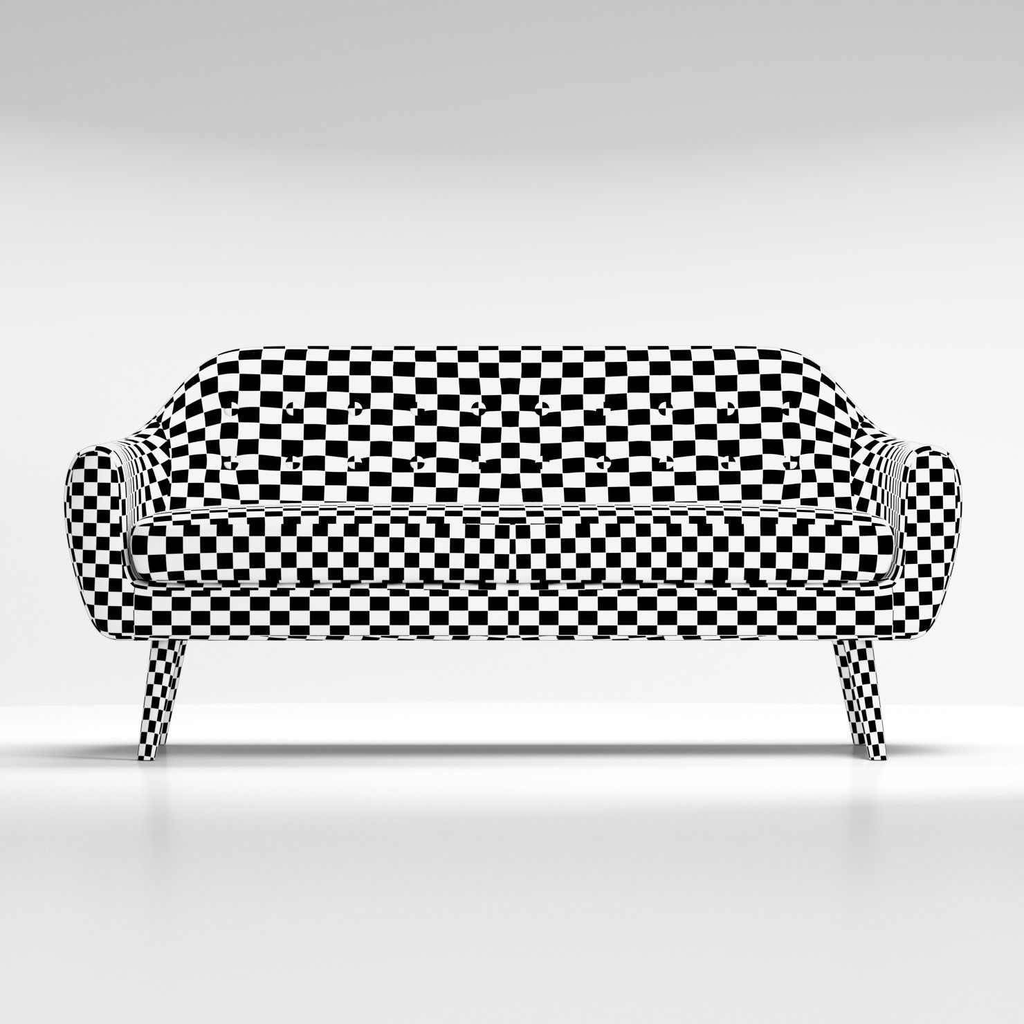 Sofa and Armchair Ritchie Set 3D model_5