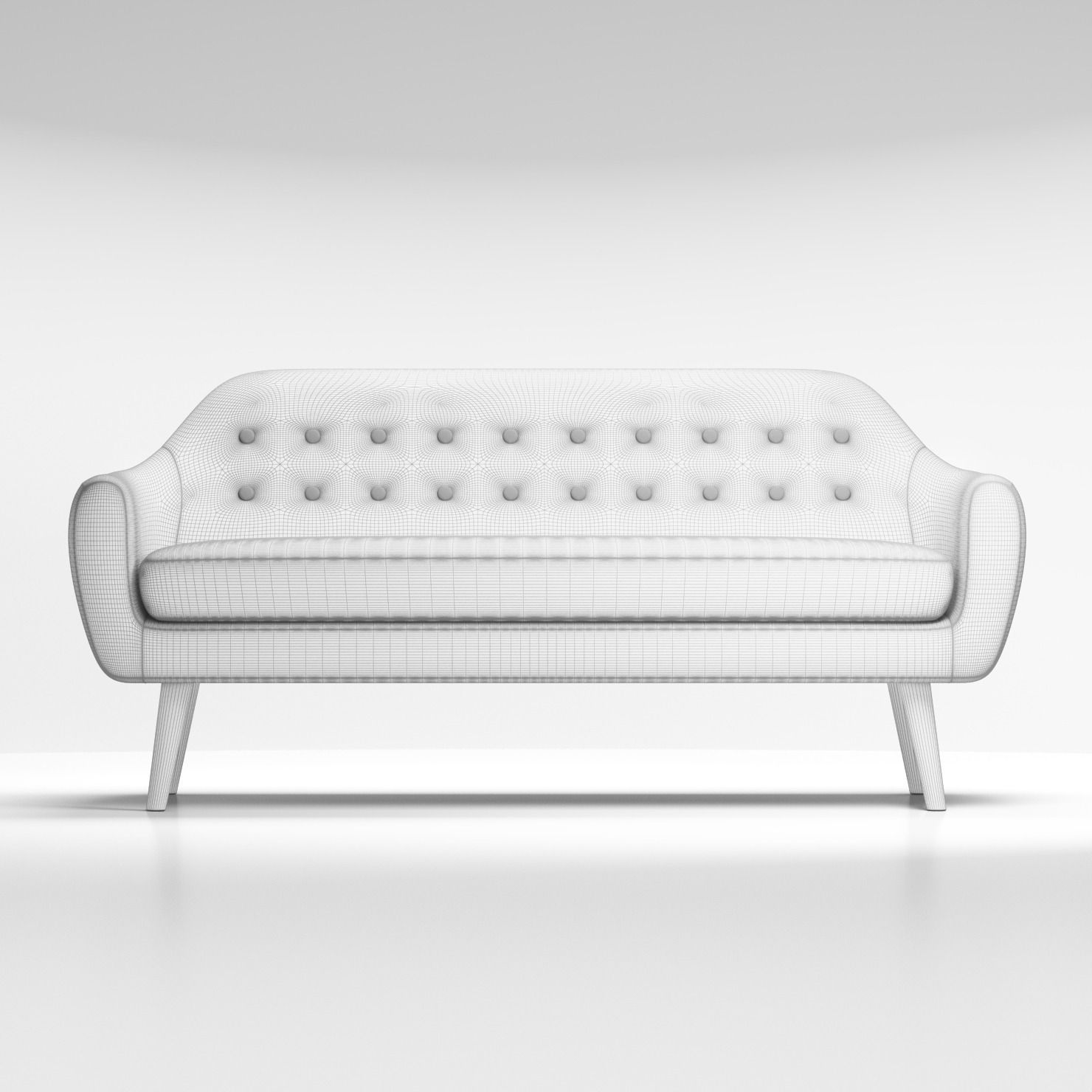 Sofa and Armchair Ritchie Set 3D model_4