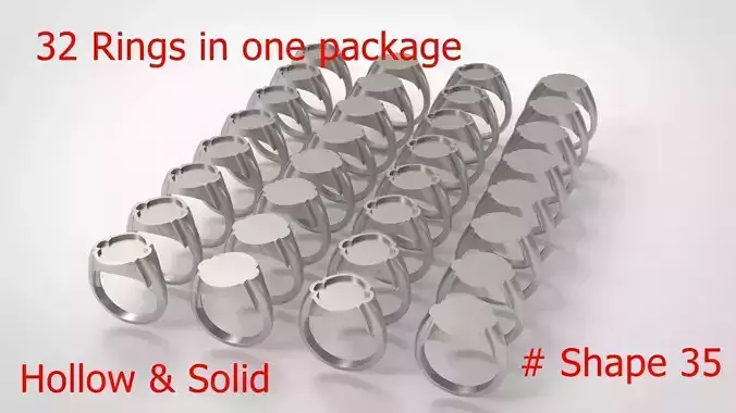 Signet Men Ring Pack No 35