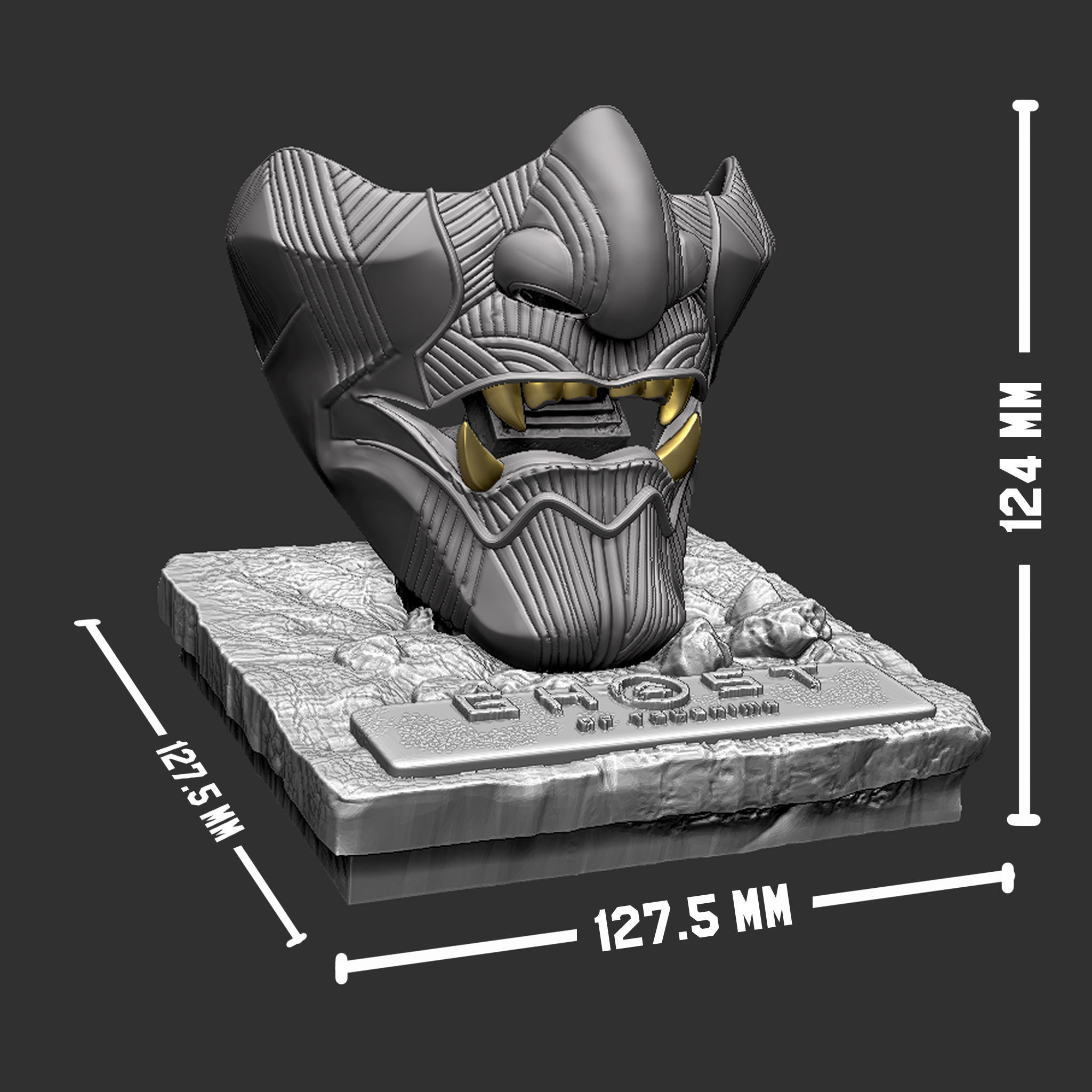 Ninja Mini Mask 3D print model_1